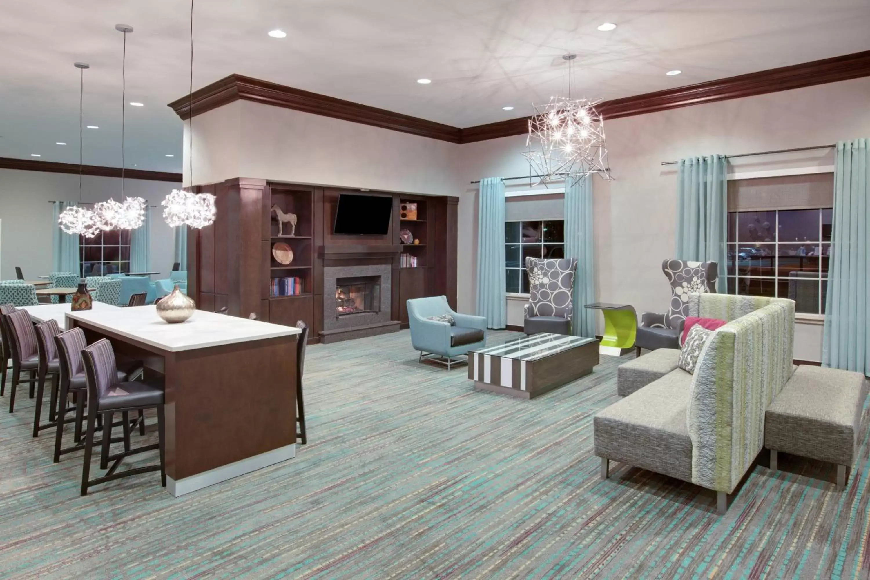 Lobby or reception, Seating Area in Residence Inn Midland
