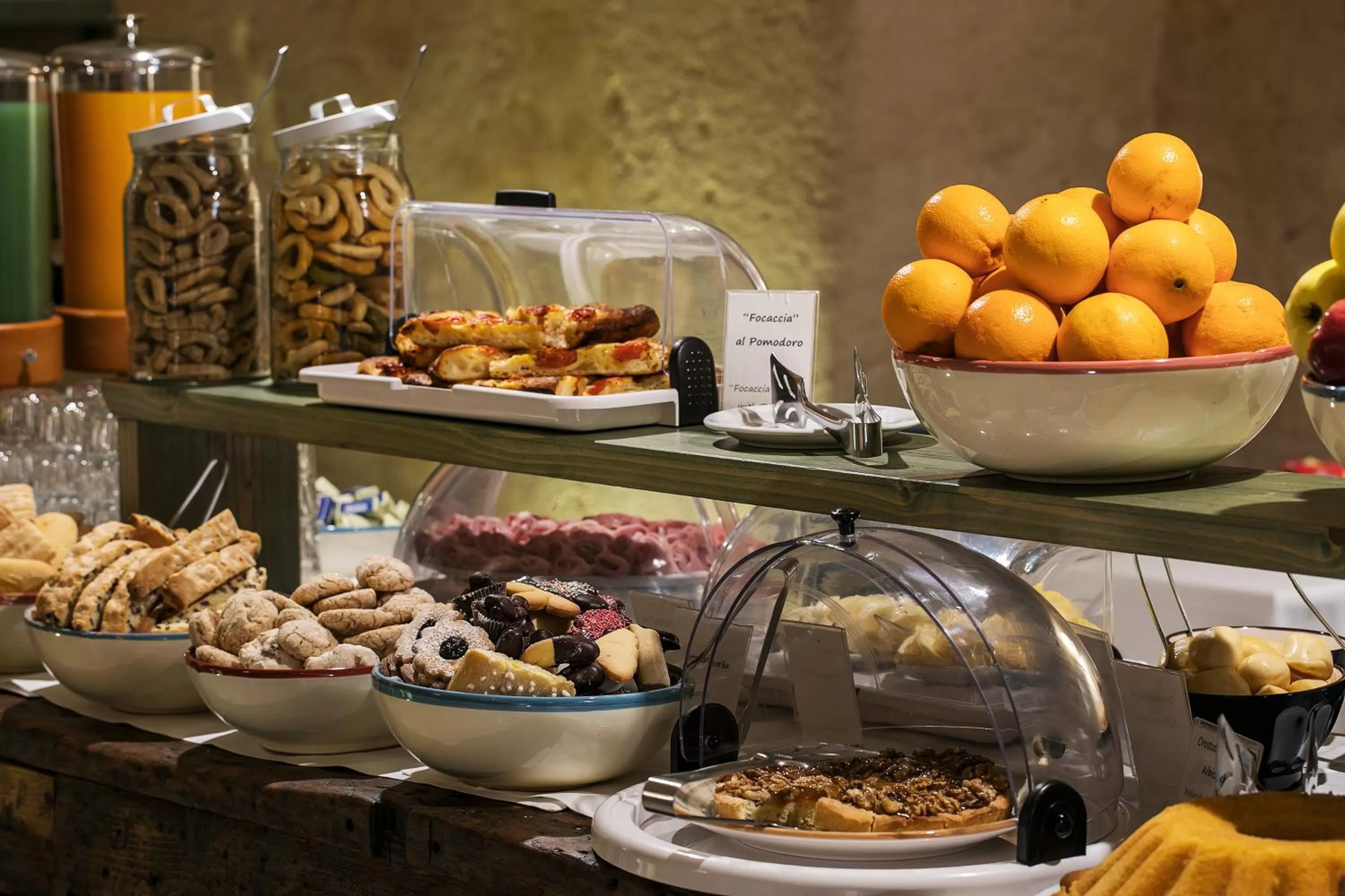 Continental breakfast in Locanda Di San Martino Hotel & Thermae Romanae