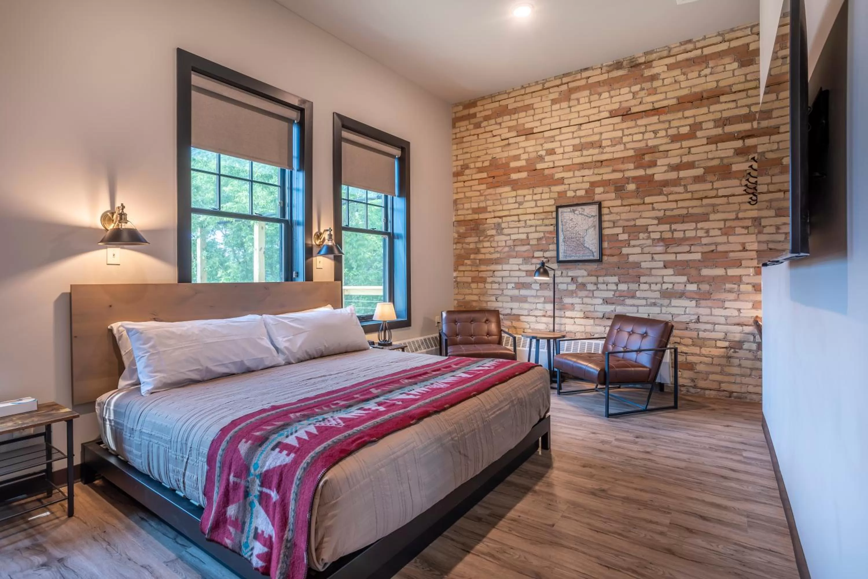 Bed in Crosby Lofts