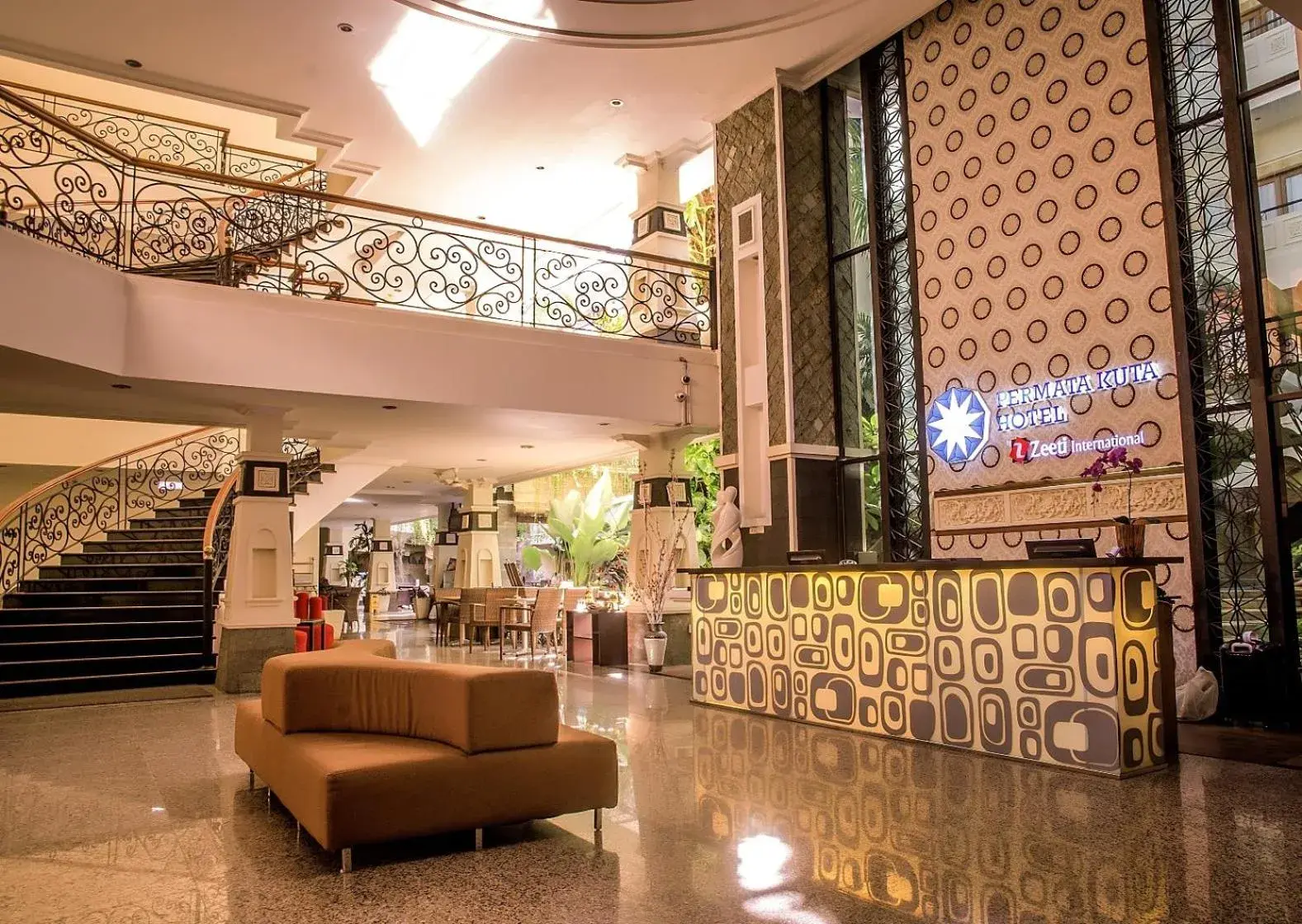 Lobby or reception, Lobby/Reception in Famous Hotel Kuta Formerly Permata Kuta Hotel