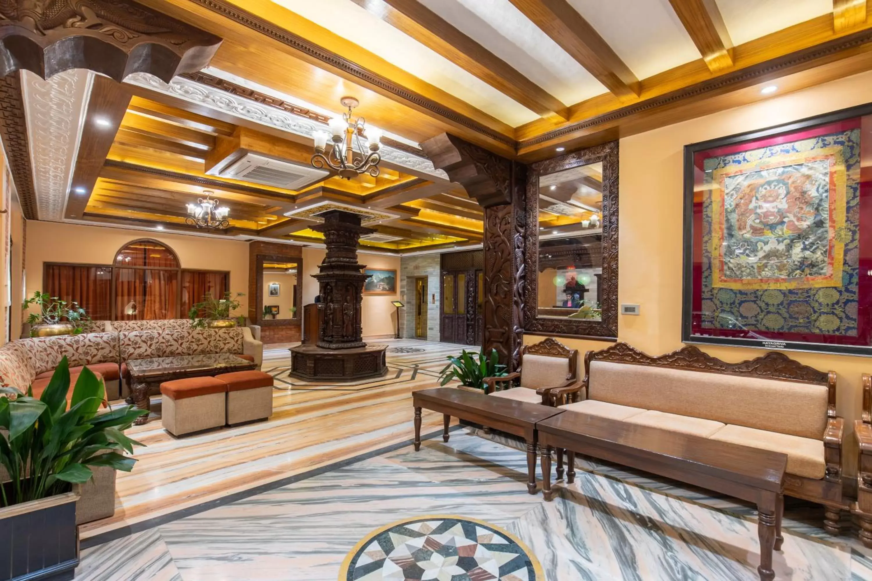 Lobby or reception in Hotel Manang - Thamel, Kathmandu Lobby or reception in Hotel Manang - Thamel, Kathmandu