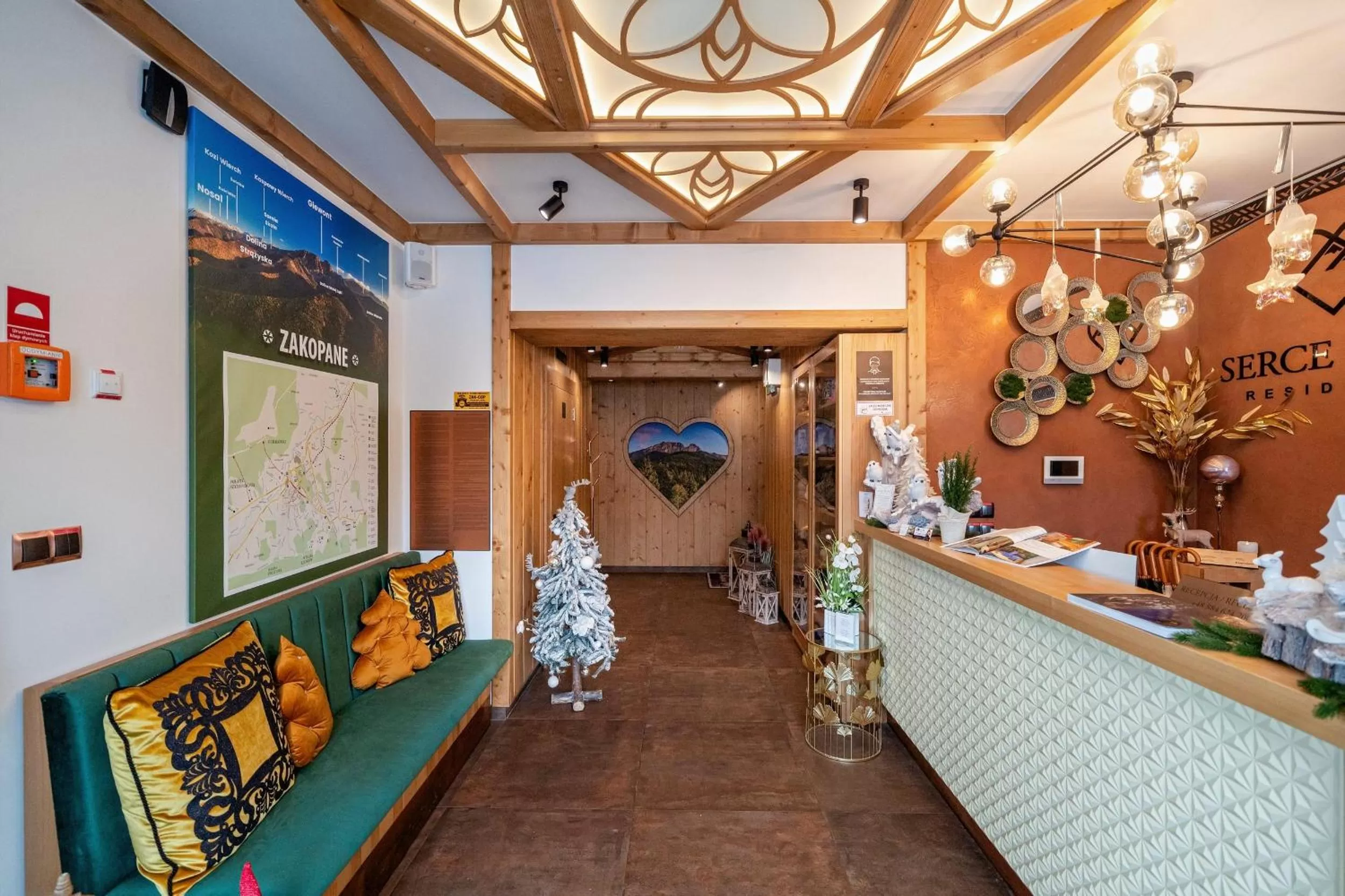 Lobby/Reception in Serce Tatr Residence Zakopane - blisko Krupówek