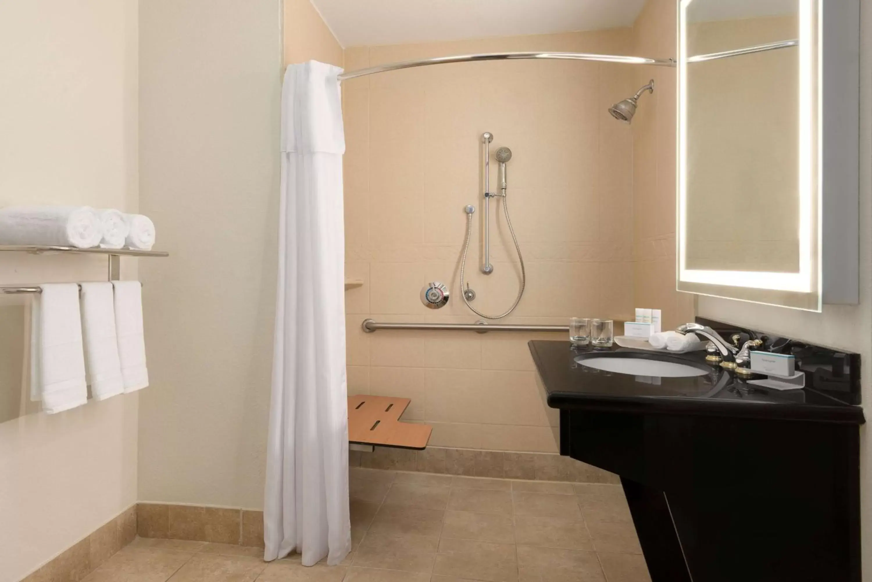 Bathroom in Homewood Suites Jacksonville Deerwood Park