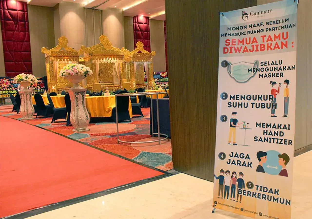 Banquet/Function facilities in Gammara Hotel Makassar