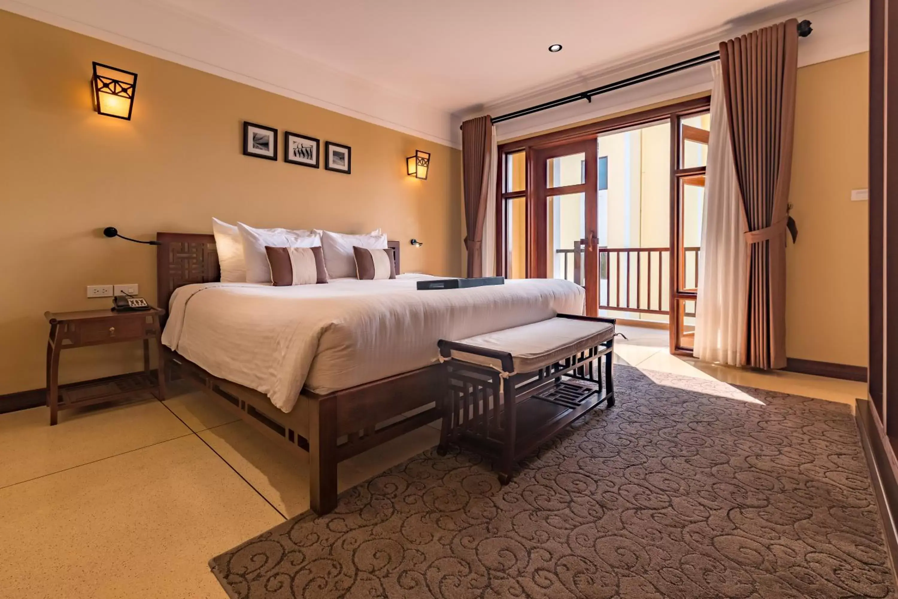 Bedroom, Bed in La Siesta Hoi An Resort & Spa