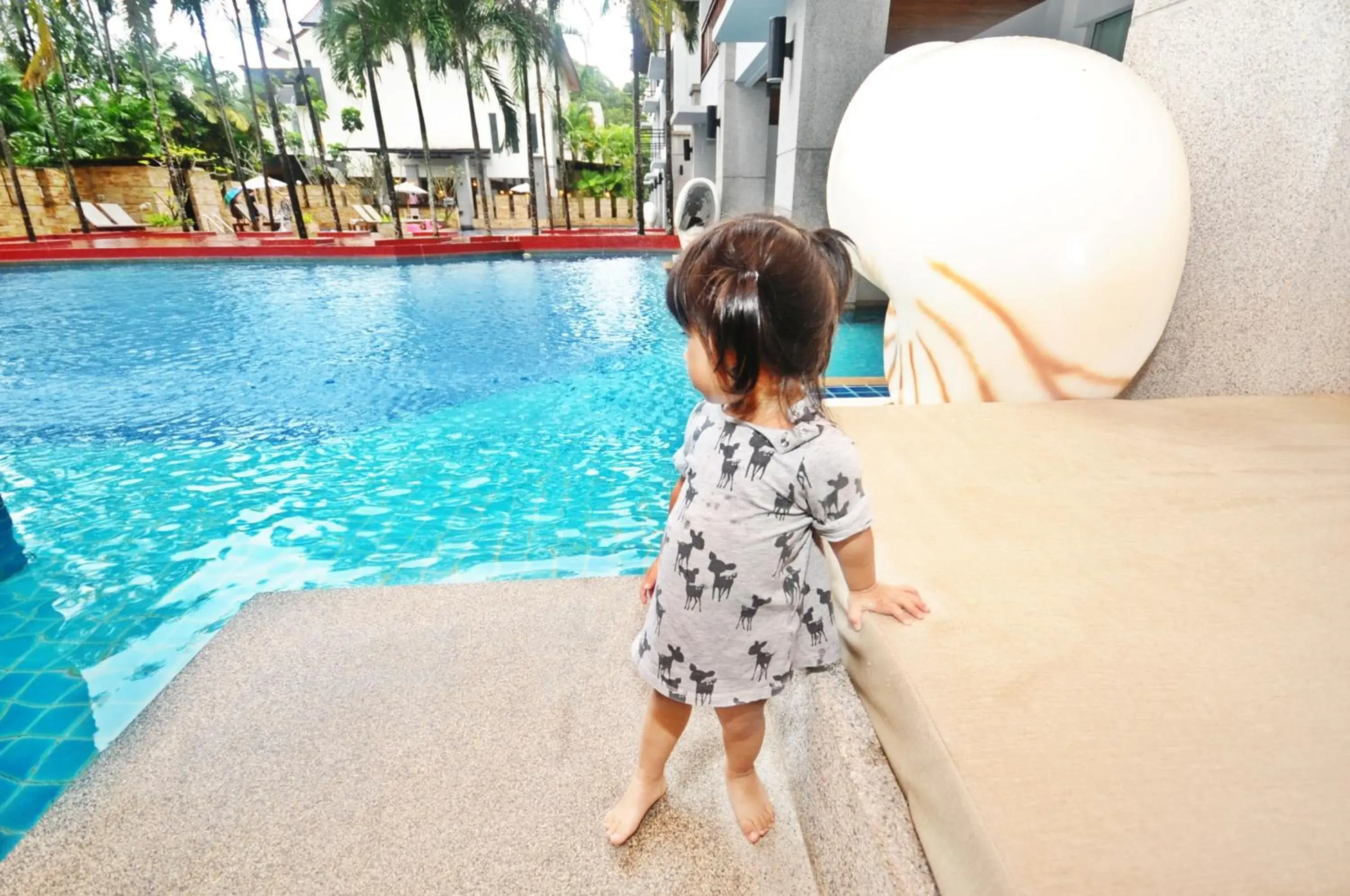 Balcony/Terrace, Children in Lanta Sand Resort & Spa