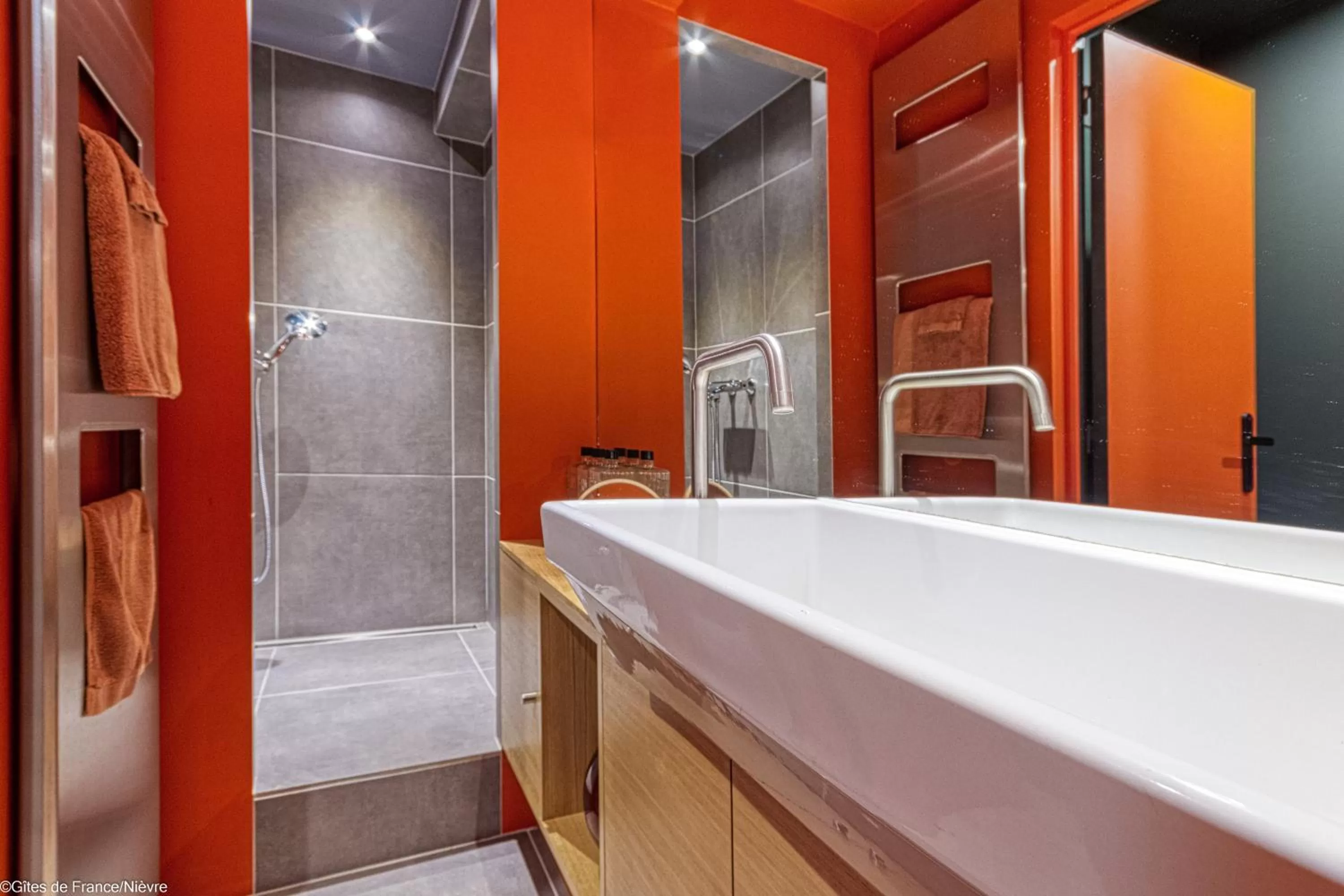 Bathroom in Au Noeud Vert Chambres d'hôtes