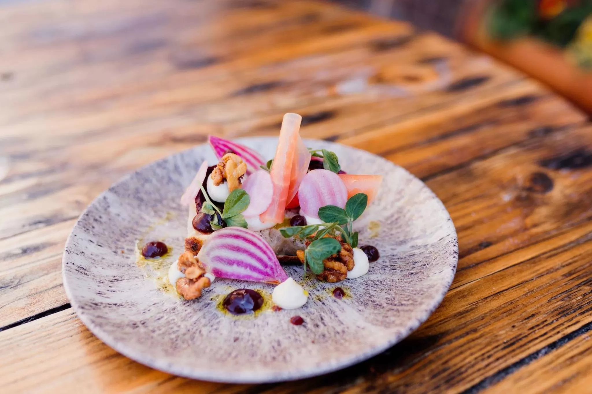 Food and drinks in The Cricketers Arms