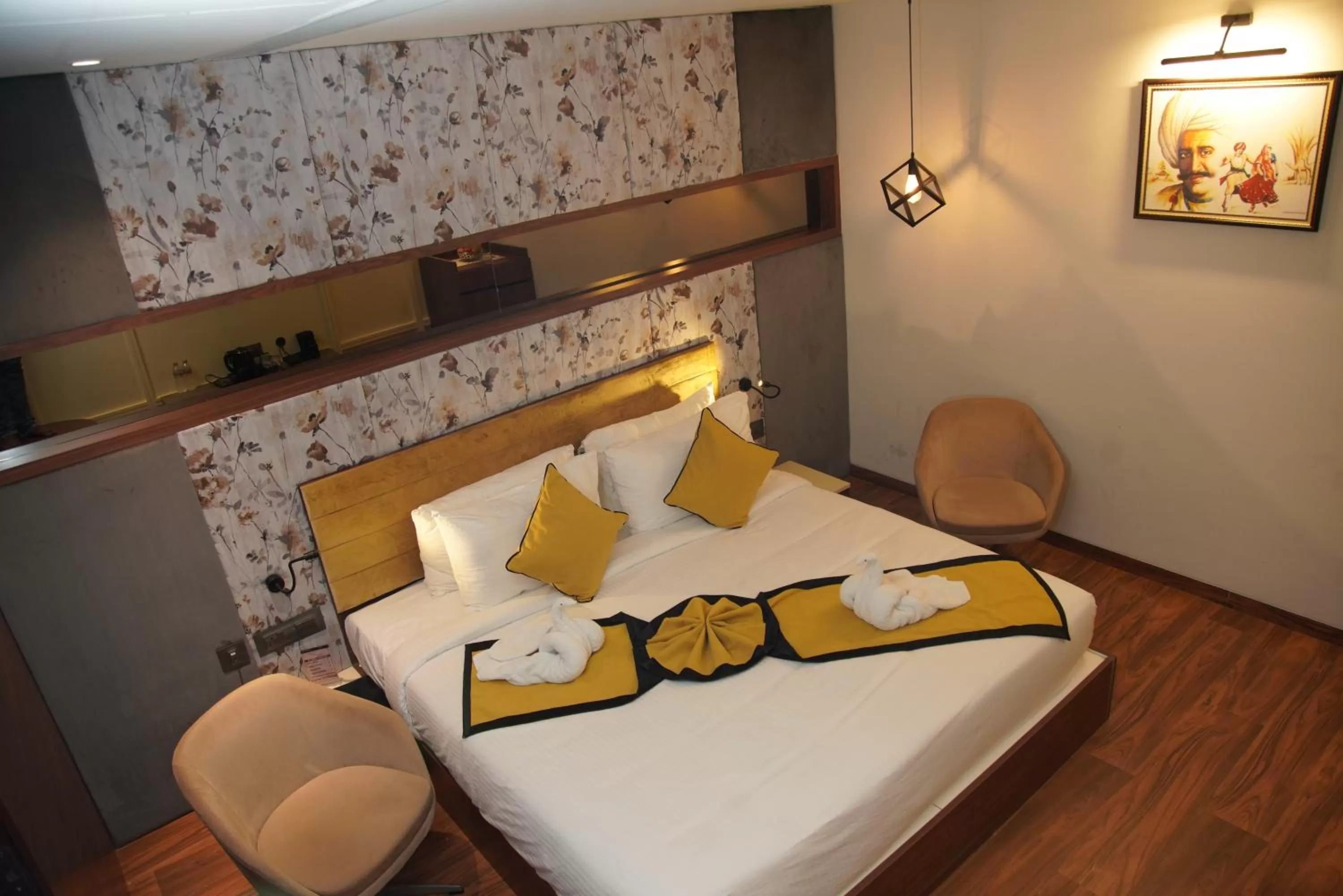 Photo of the whole room, Bed in Hotel Namo Residency