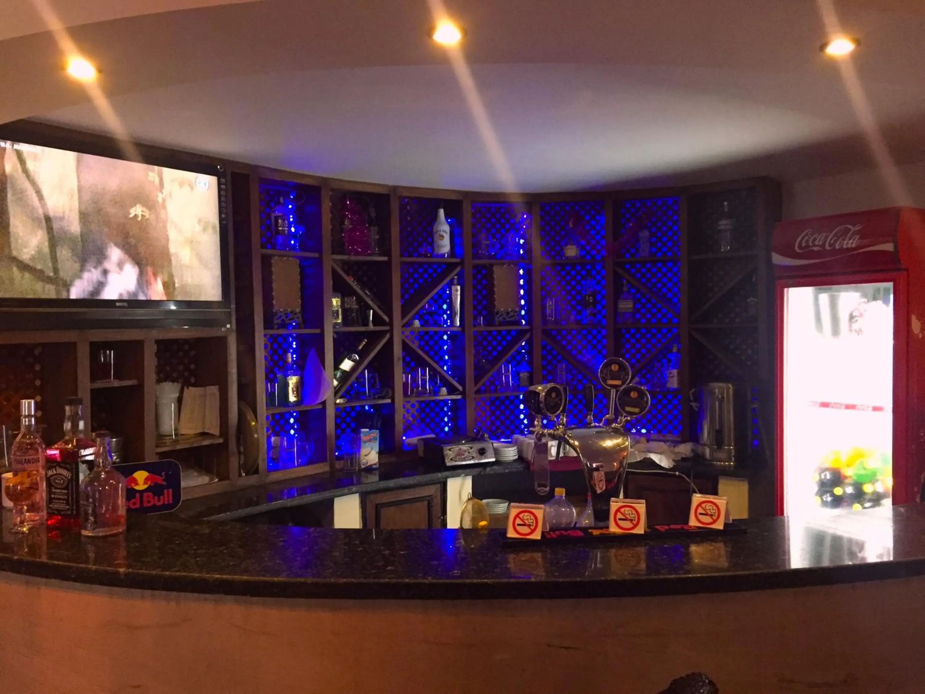 Lounge or bar in Naama Blue Hotel