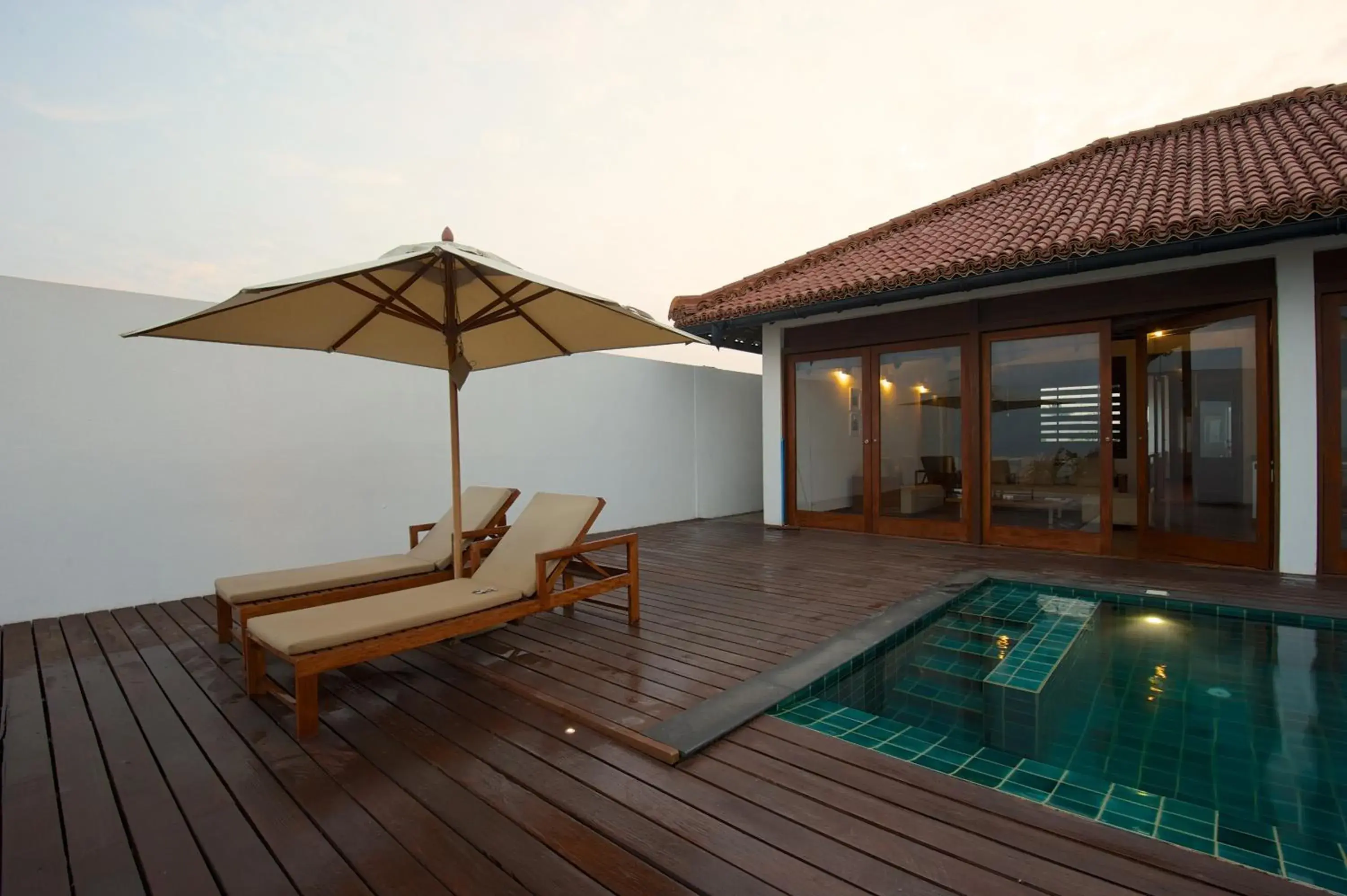 Patio, Swimming Pool in Jetwing Thalahena Villas