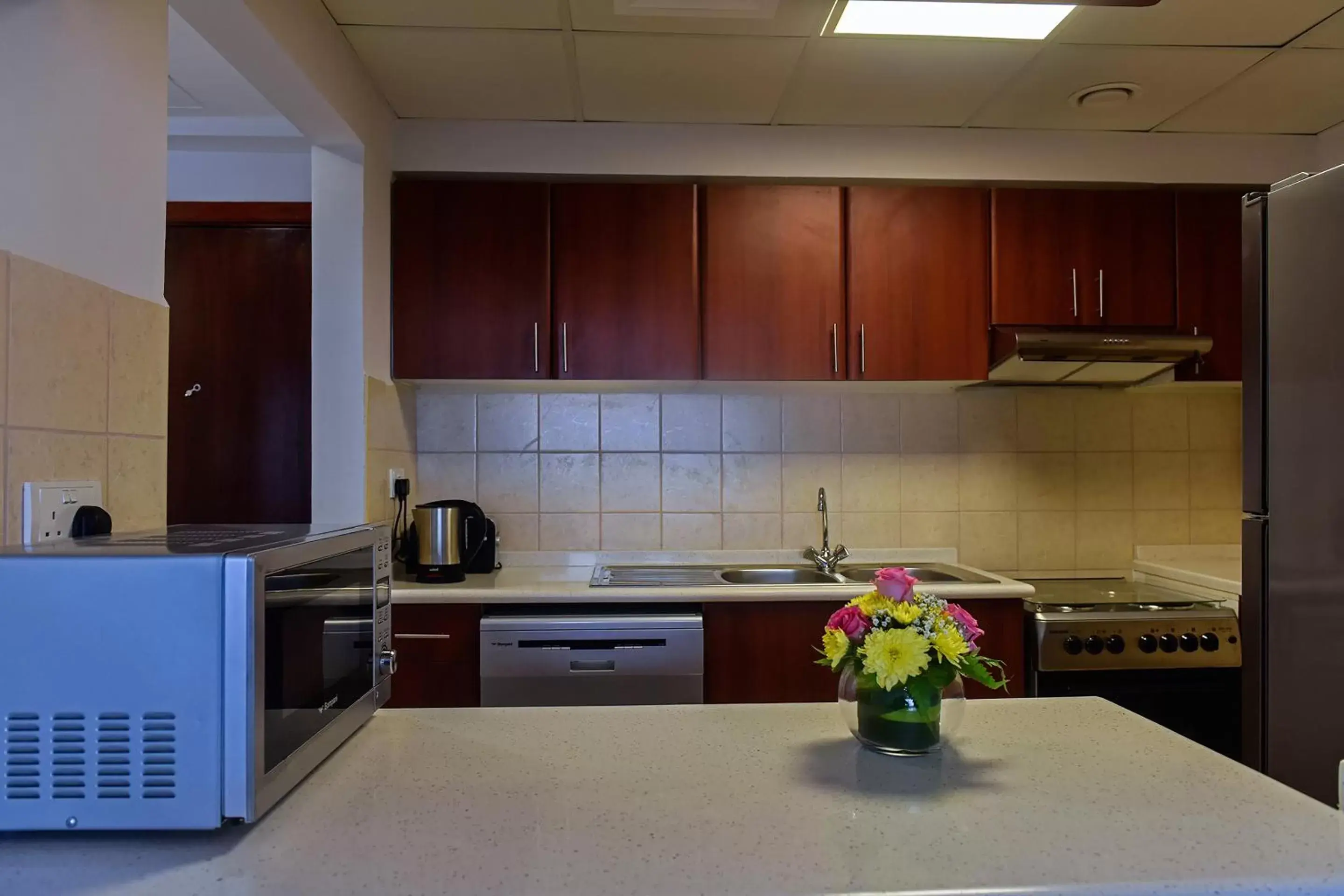Kitchen or kitchenette, Kitchen/Kitchenette in Jannah Hotel Apartments & Villas