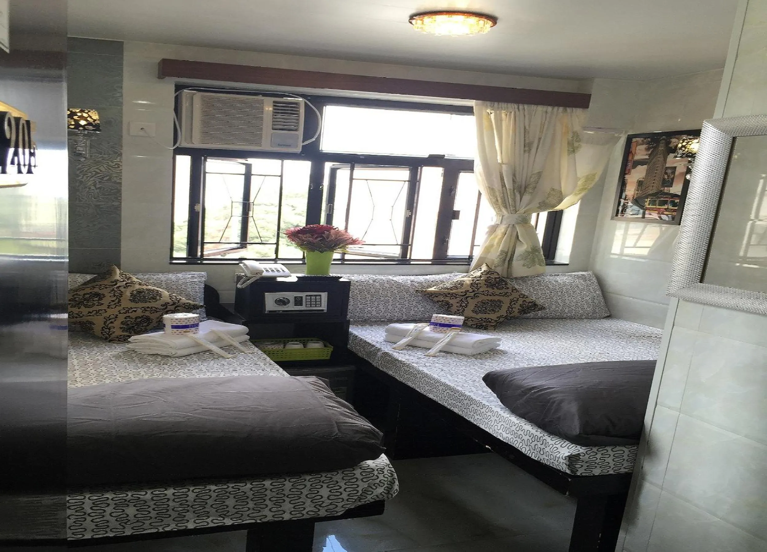 Decorative detail, Bed in Hostel Venus