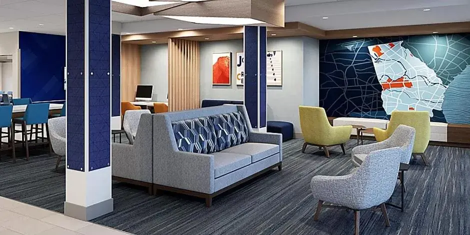 Lobby or reception in Holiday Inn Express & Suites Charlottesville, an IHG Hotel