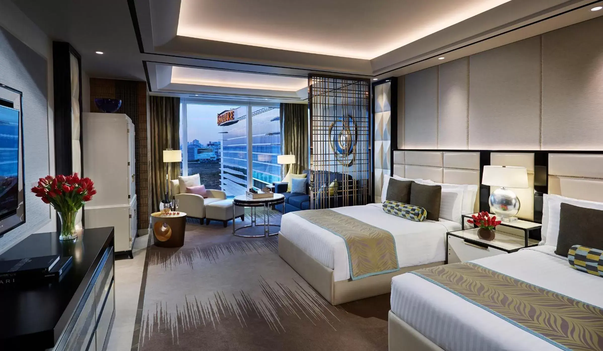 Bed in Solaire Resort Entertainment City