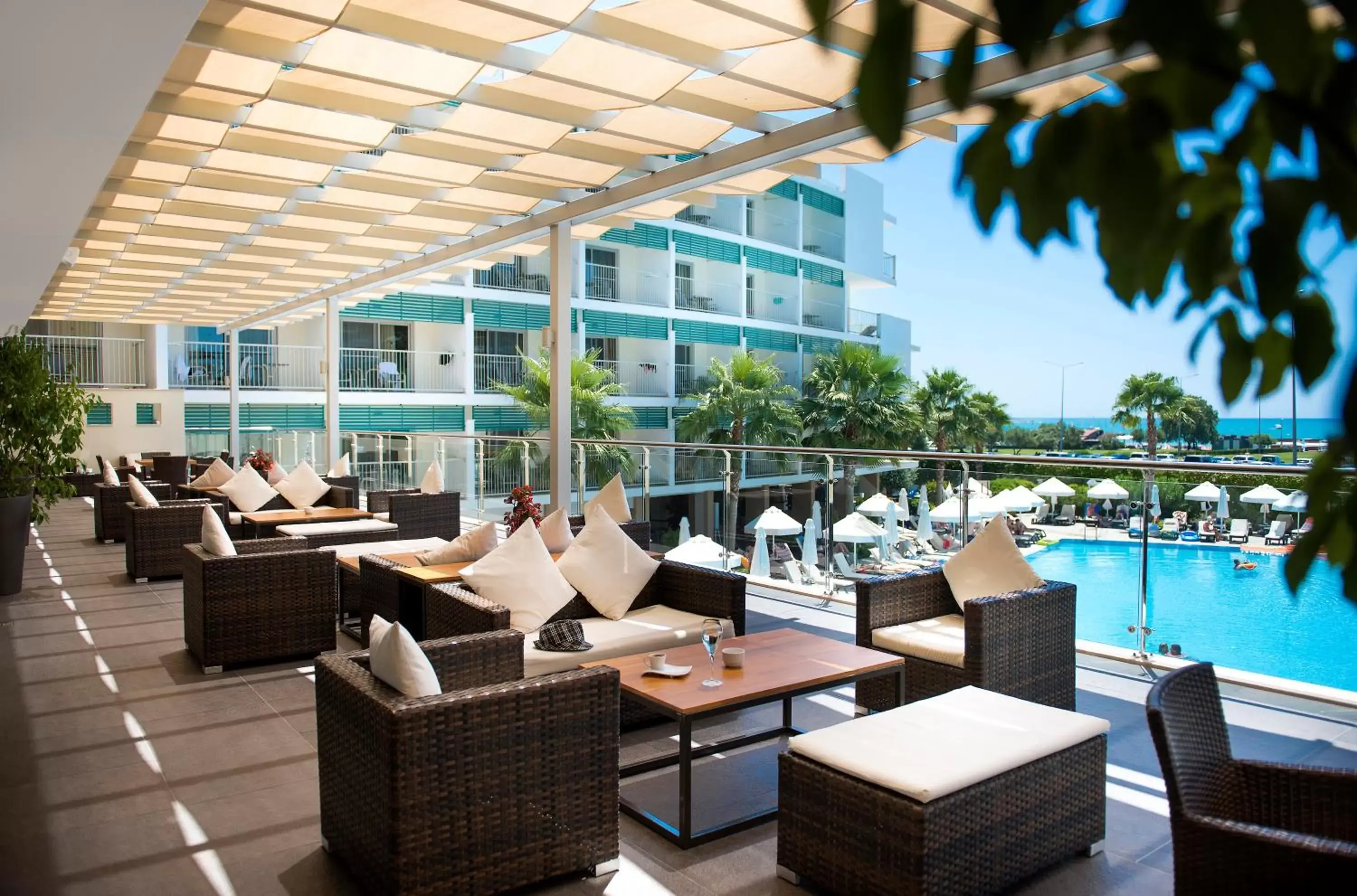 Balcony/Terrace, Restaurant/Places to Eat in TUI Blue Barut Andız - All Inclusive - Adults Only