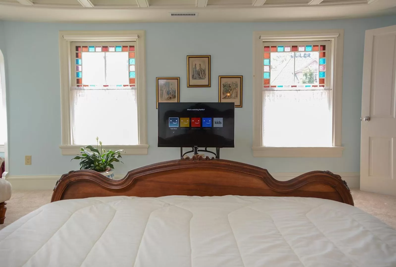 Bed in The Towers Bed & Breakfast