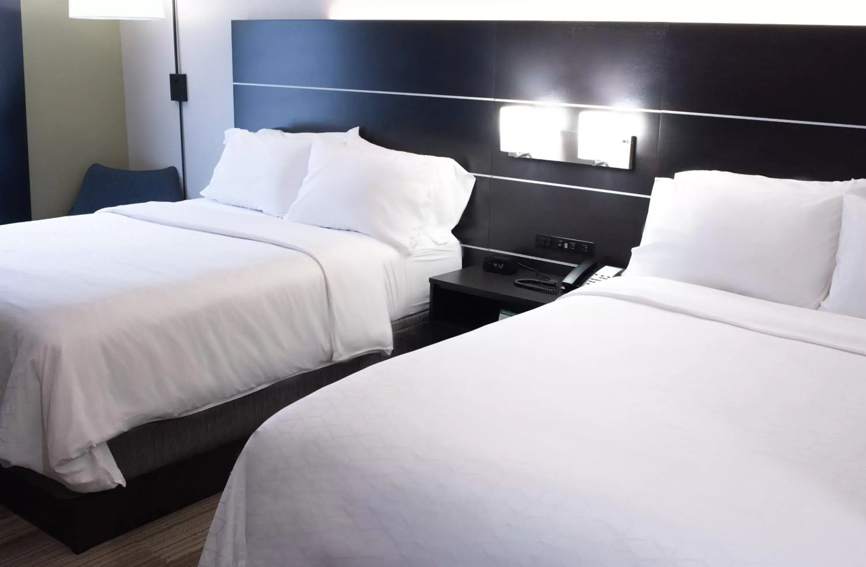Twin Room with 2 Double Beds and Roll in Shower - Disability Access  in Holiday Inn Express Hotel & Suites Conover - Hickory Area, an IHG Hotel