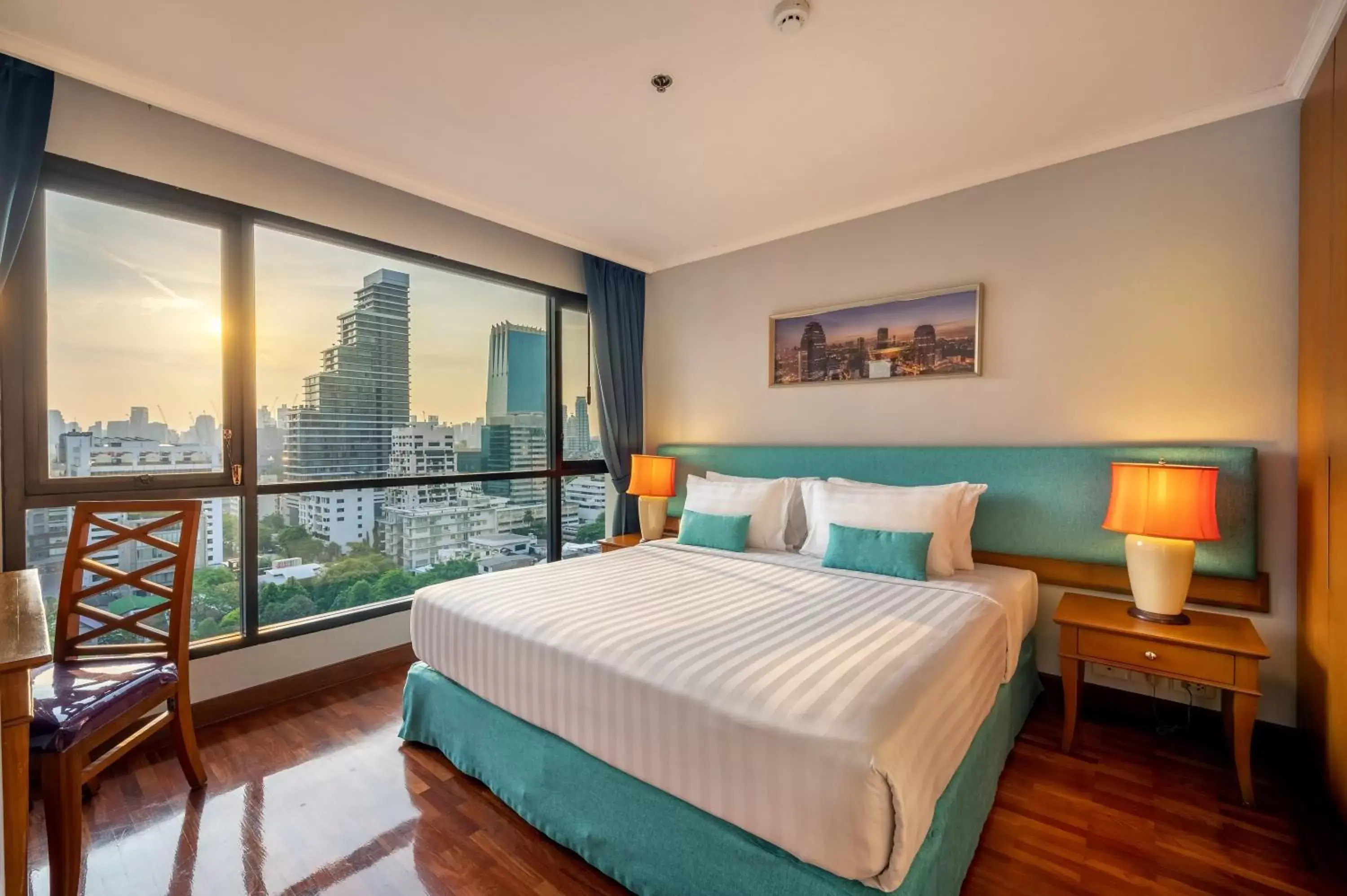 Bedroom in Bandara Suites Silom, Bangkok - SHA Extra Plus