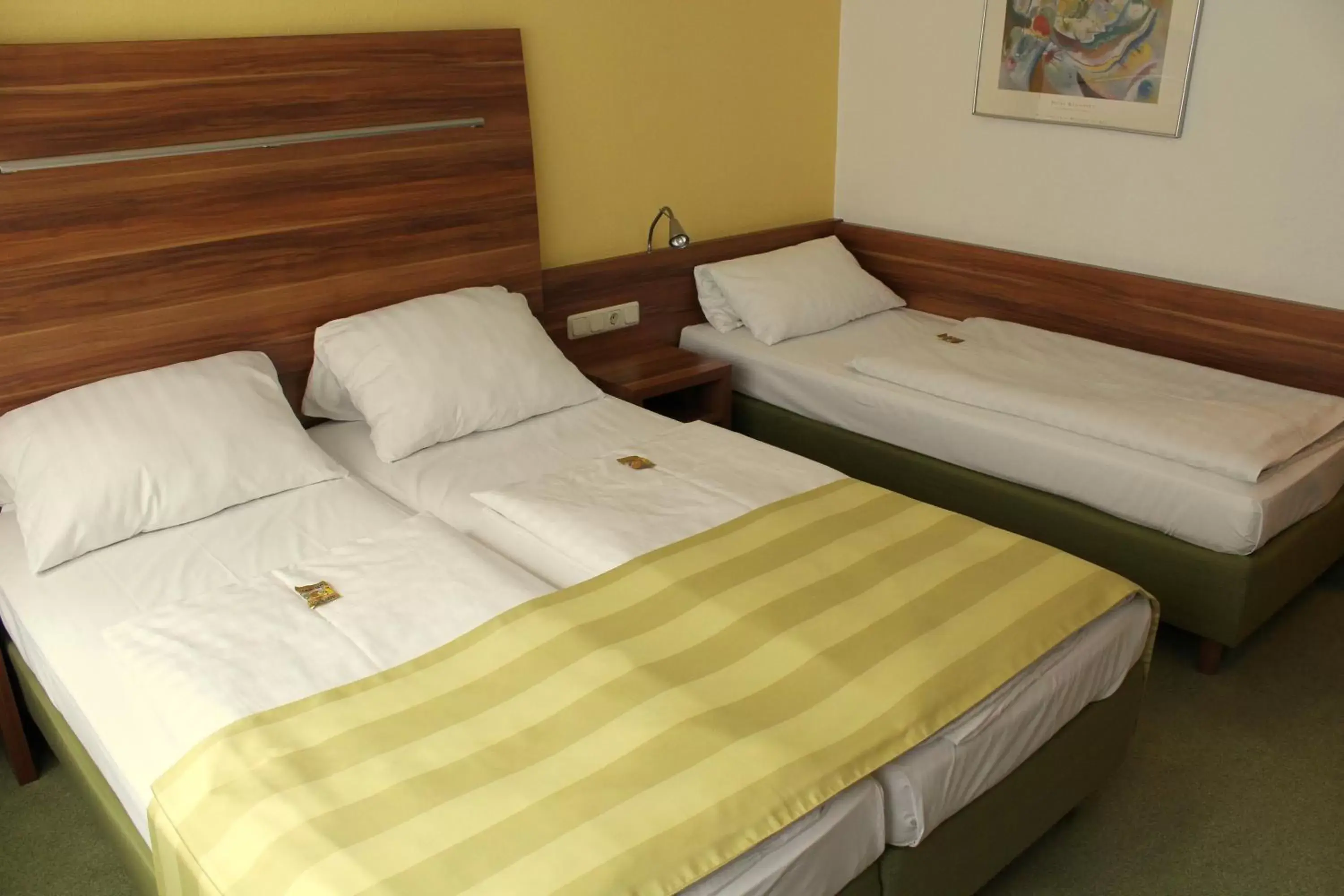 Bed in Hotel Wallis