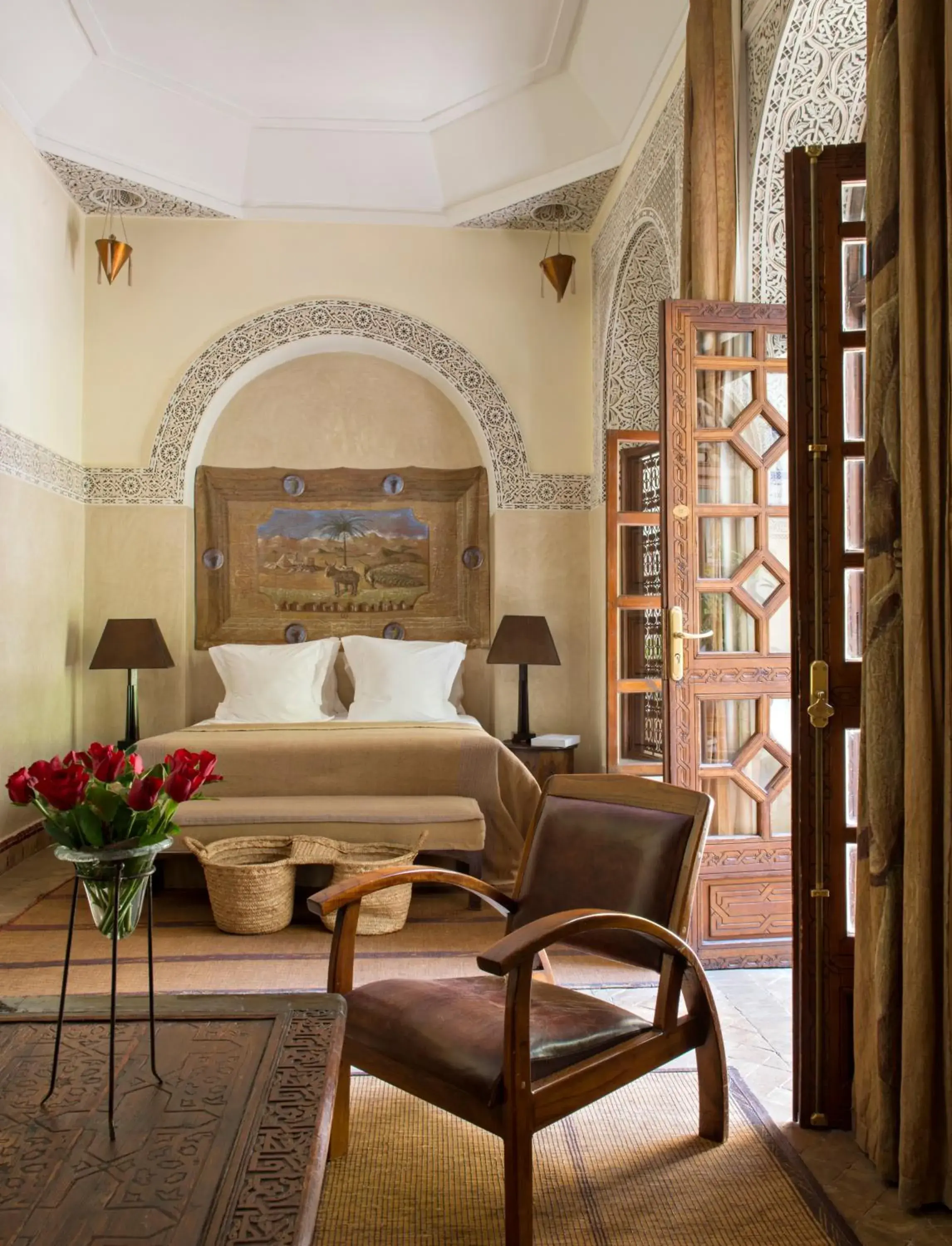 Bedroom, Seating Area in La Villa Des Orangers