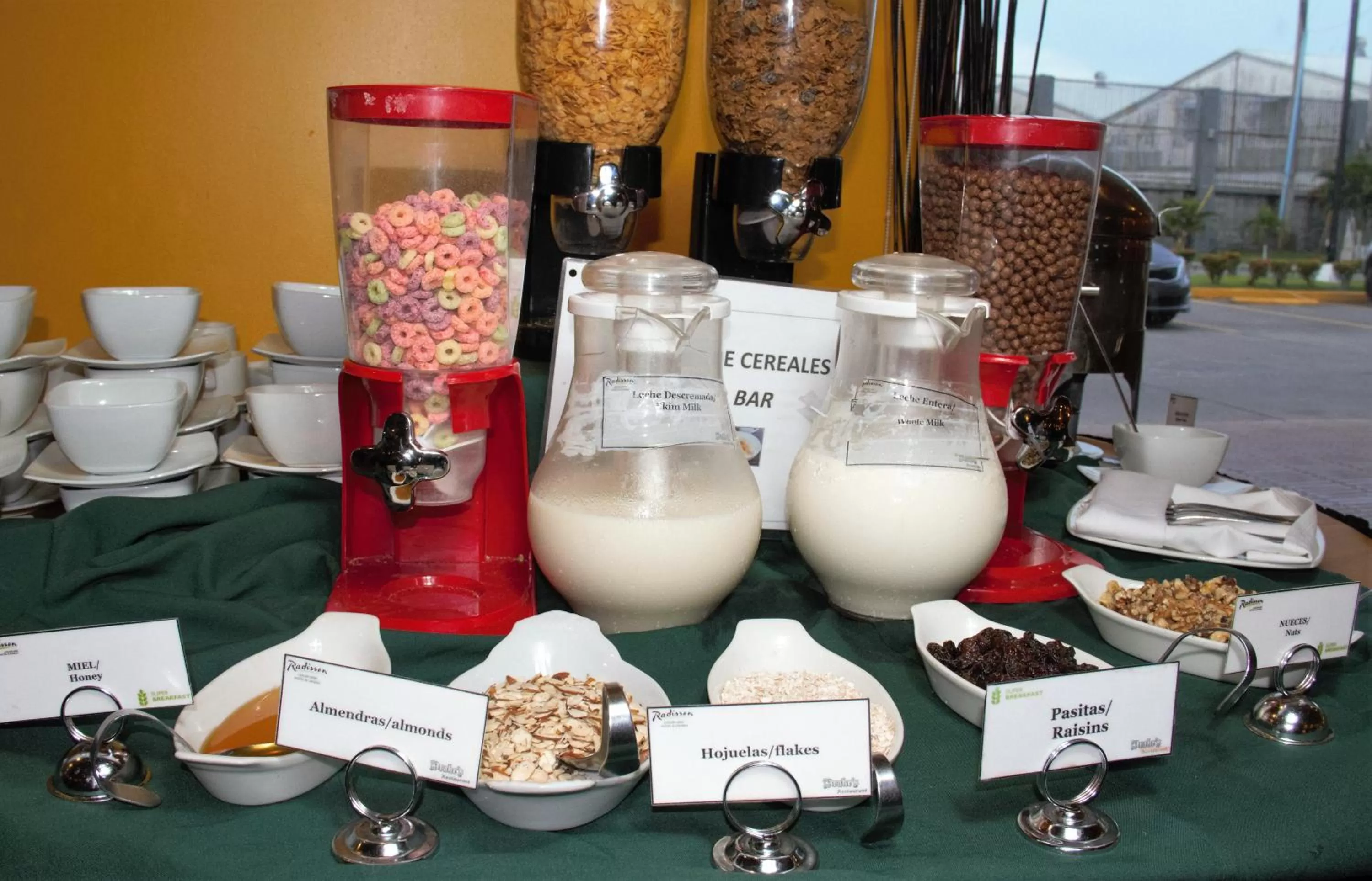 Buffet breakfast in Radisson Colon 2,000 Hotel & Casino