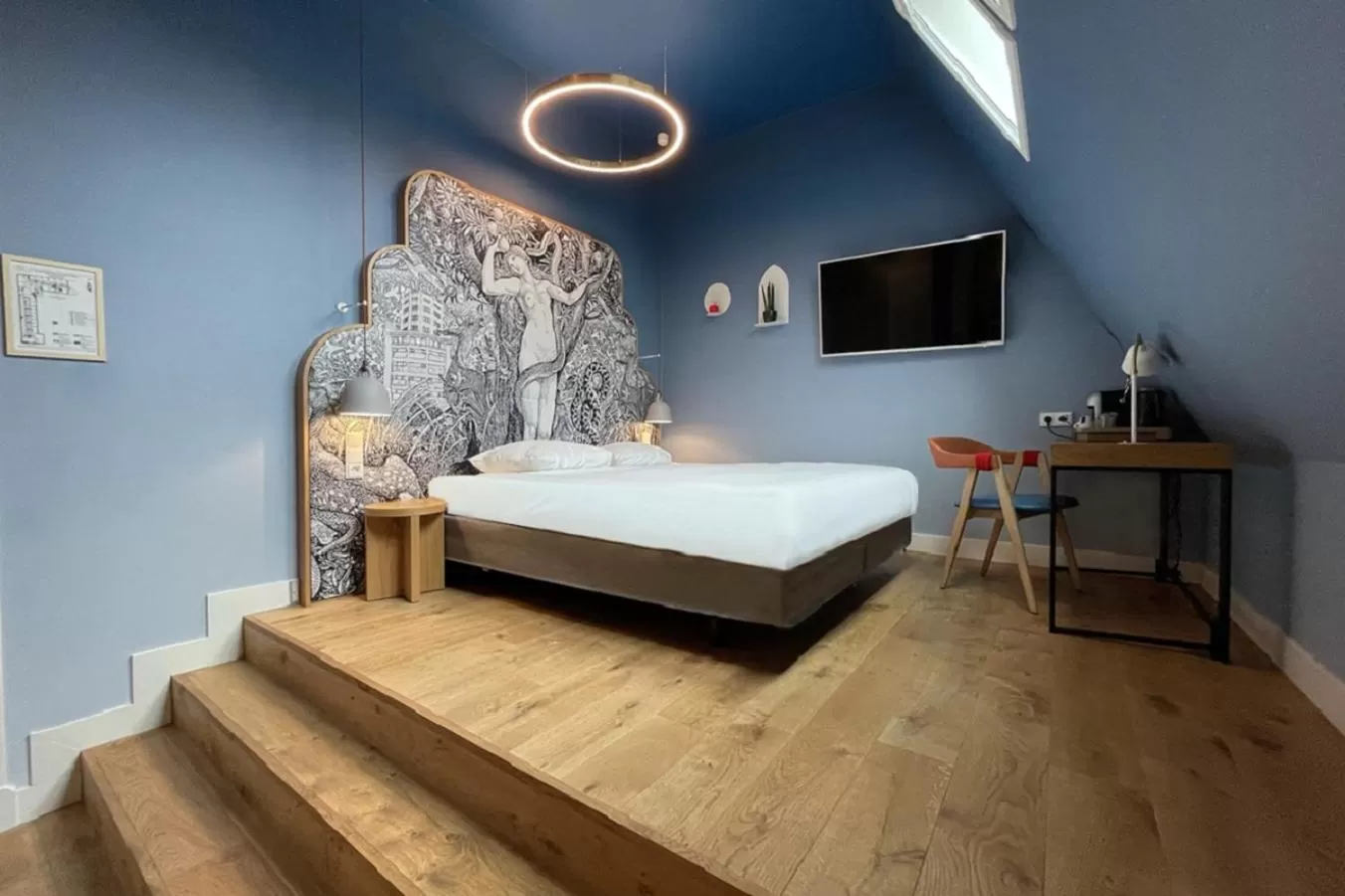 Bedroom, Bed in Hotel Mariënhage