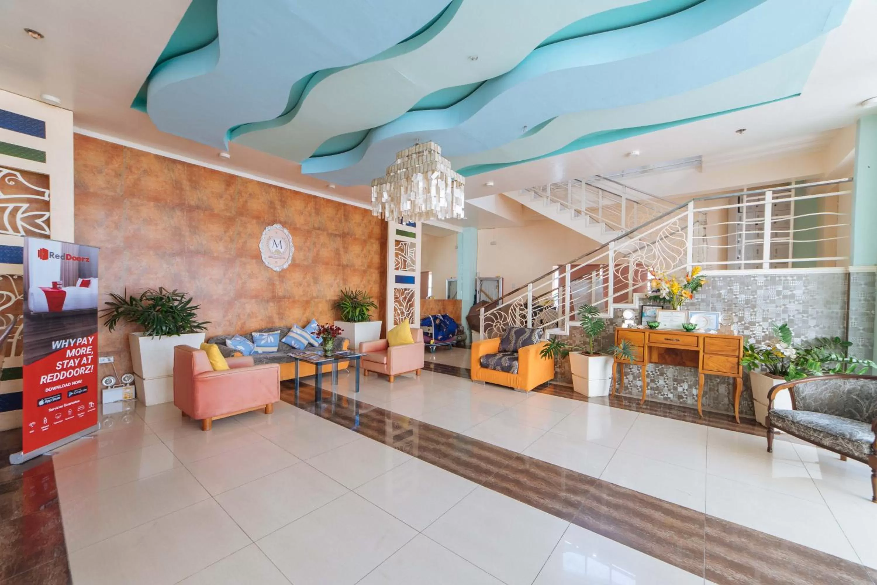 Lobby or reception in RedDoorz Plus @ San Roque Roxas City