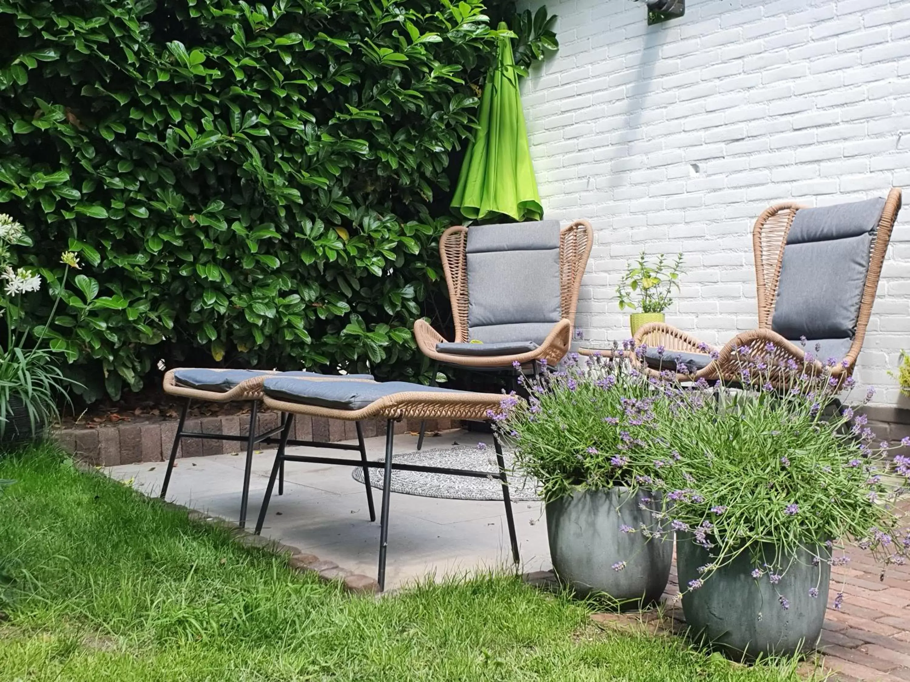 Balcony/Terrace in Bed and Breakfast en Studio Het Atelier