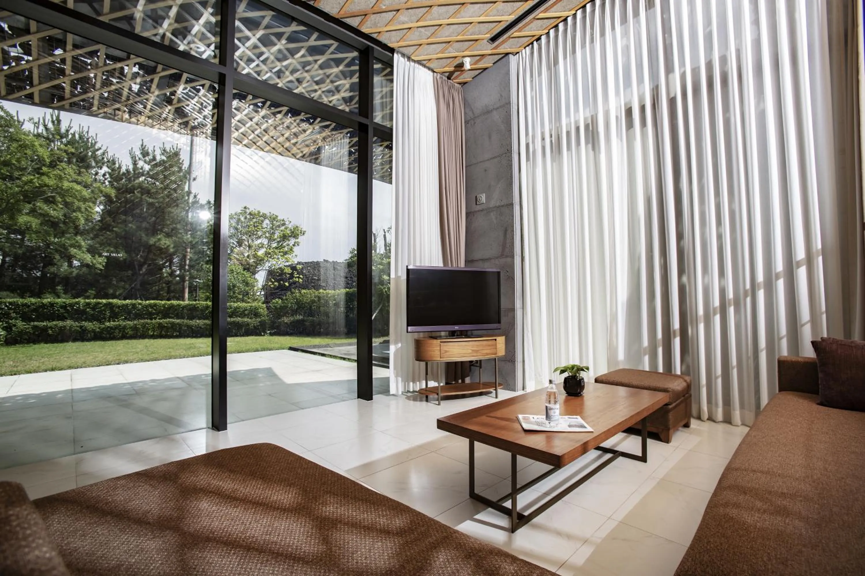 Living room in Lotte Resort Jeju Artvillas