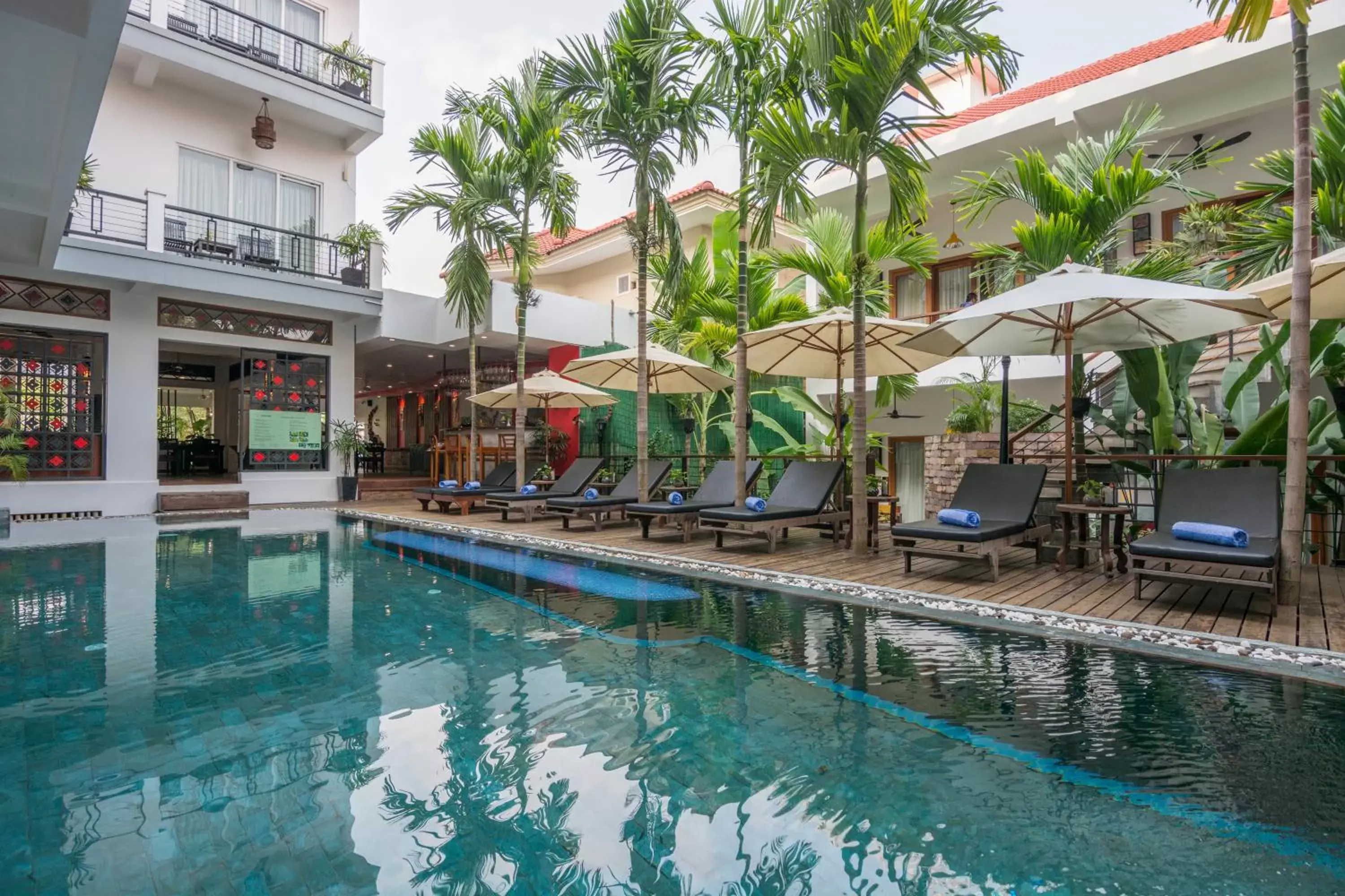 Balcony/Terrace, Swimming Pool in SAKABAN Residence