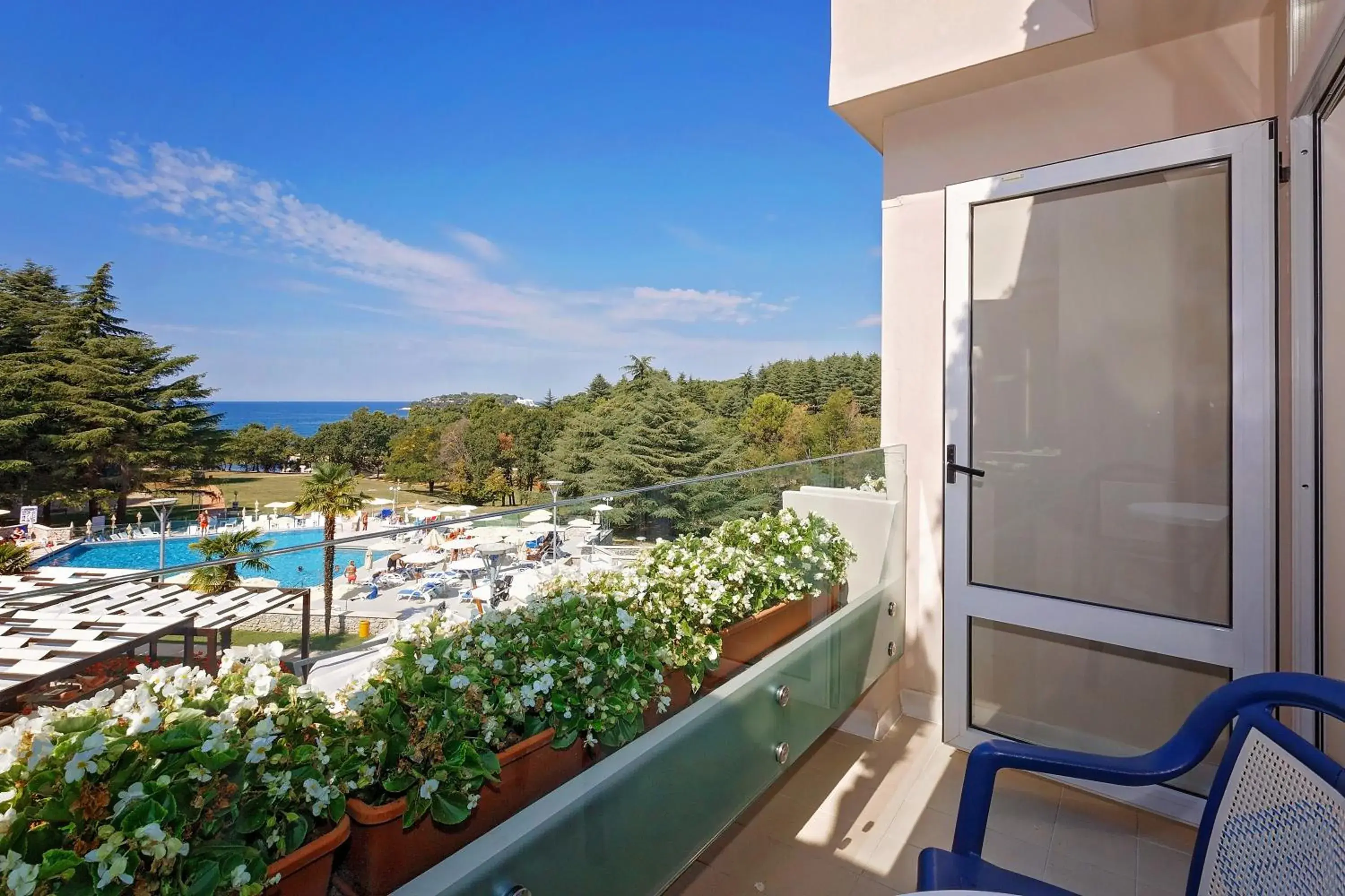 Balcony/Terrace in Hotel Mediteran Plava Laguna