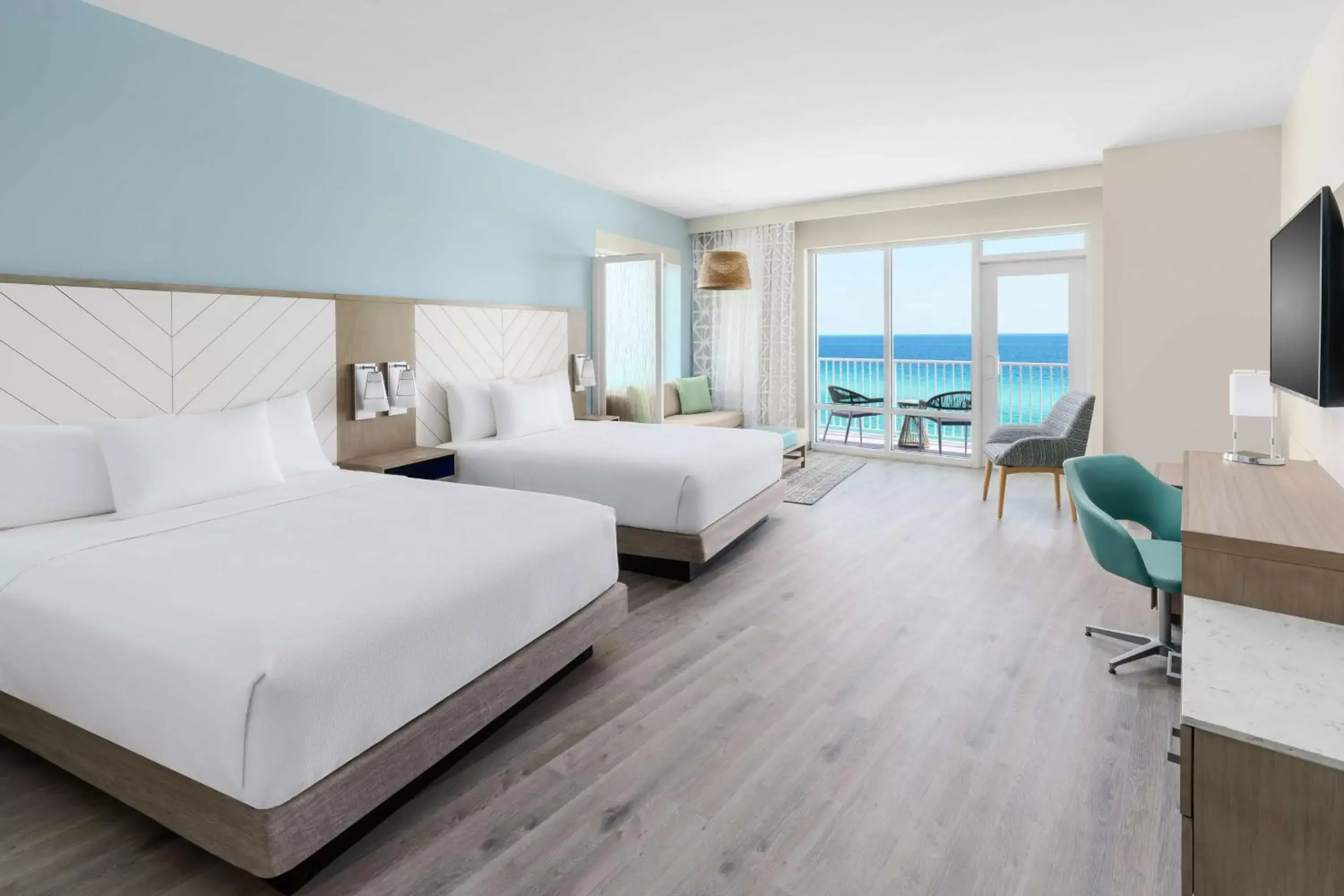 Bedroom, Sea View in Hyatt Place Panama City Beach - Beachfront