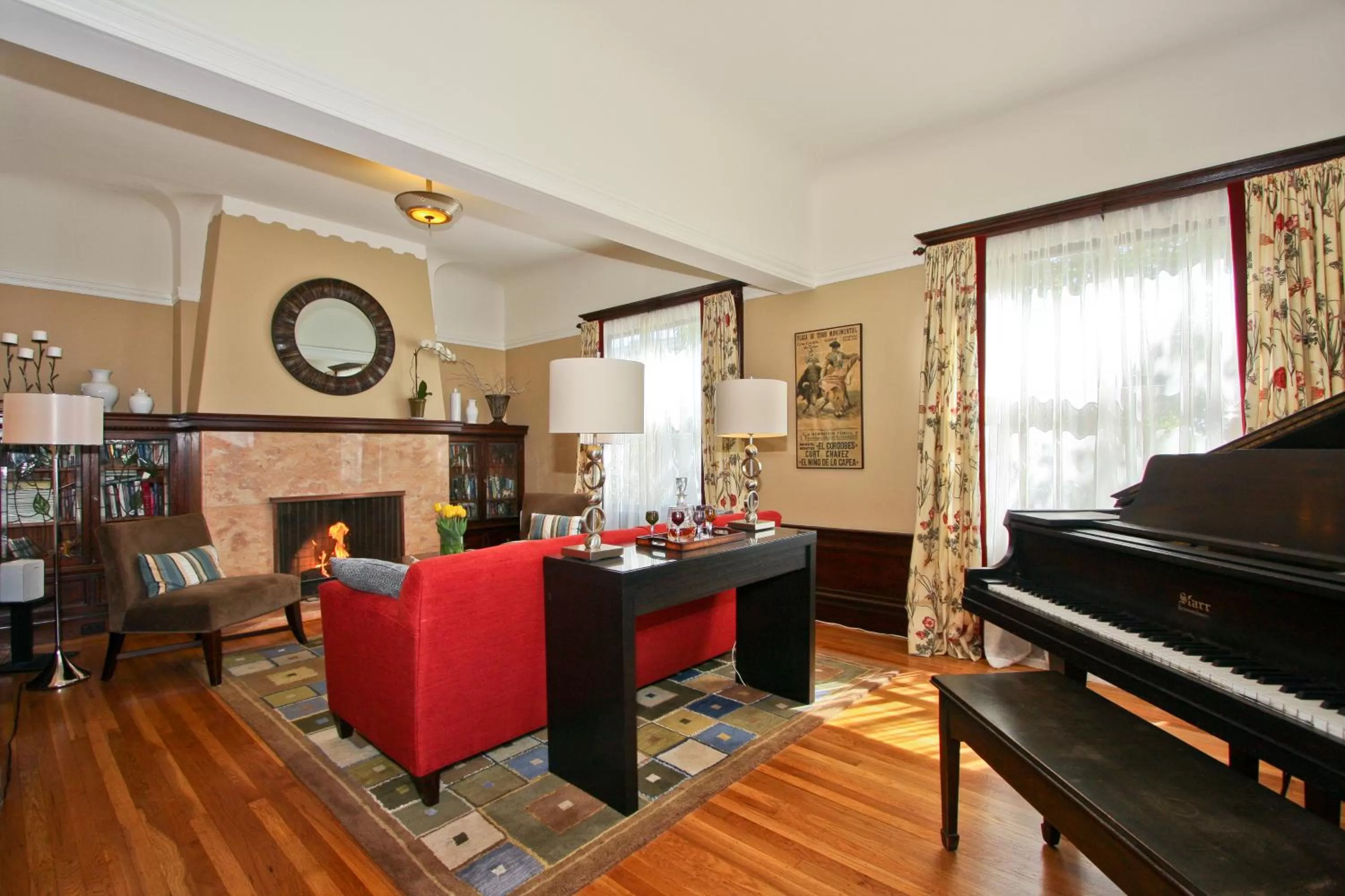 Library in Parker Guest House