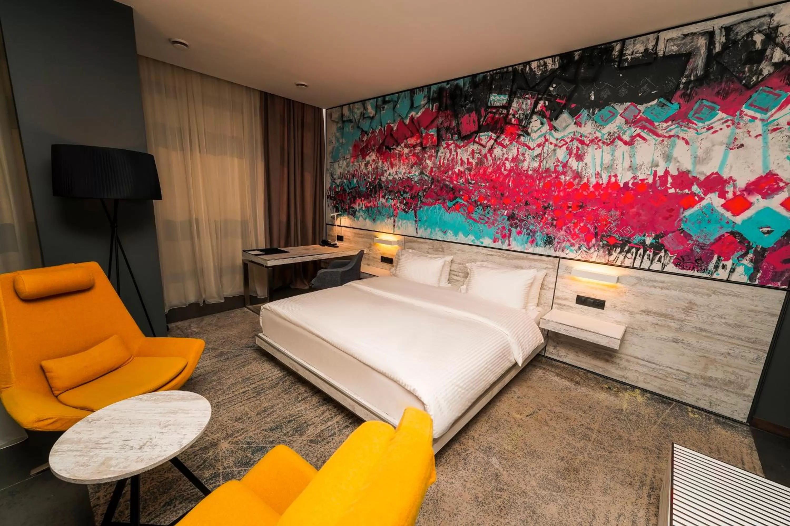 Bed in Messier 53 Hotel Yerevan