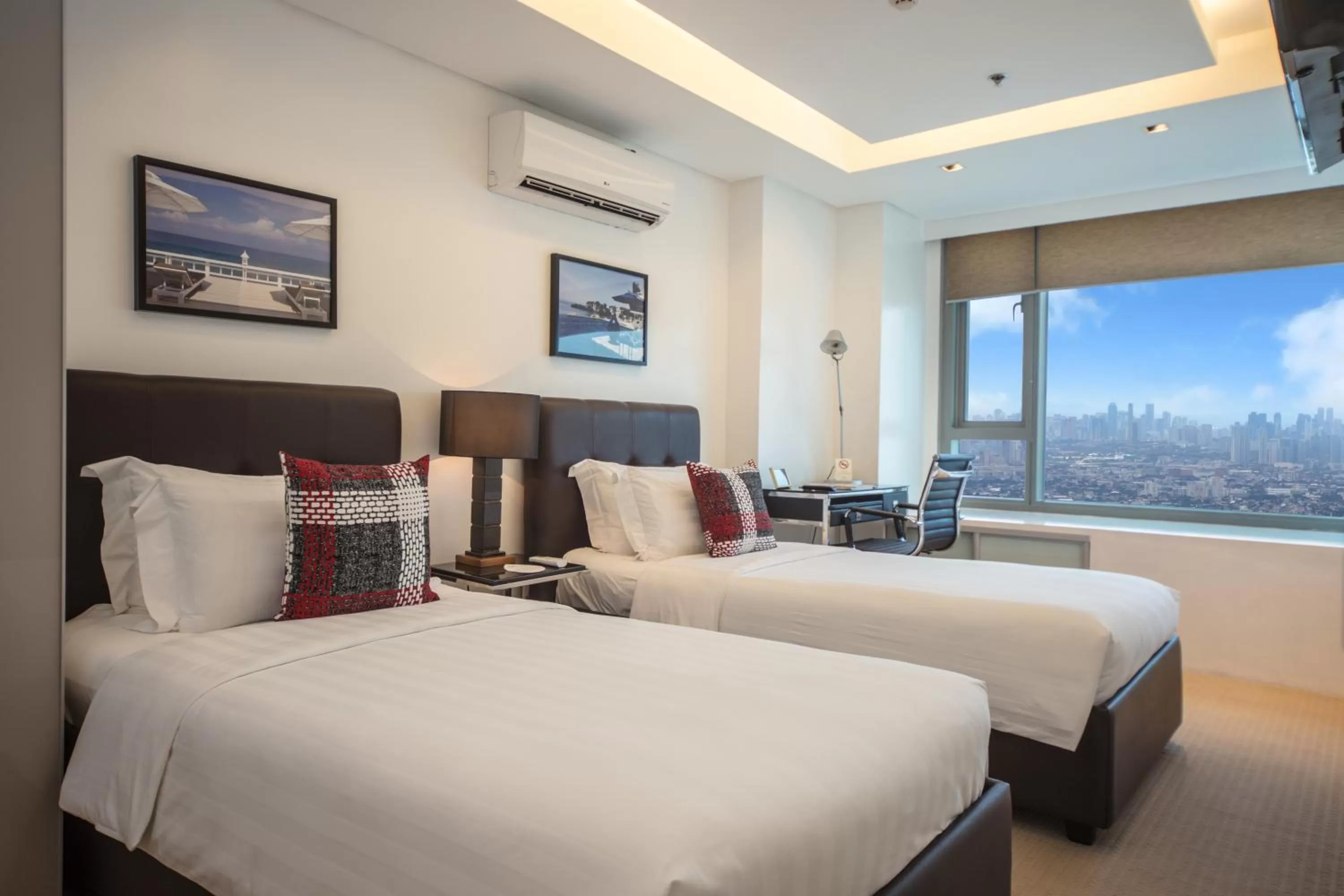 Bed in The Alpha Suites