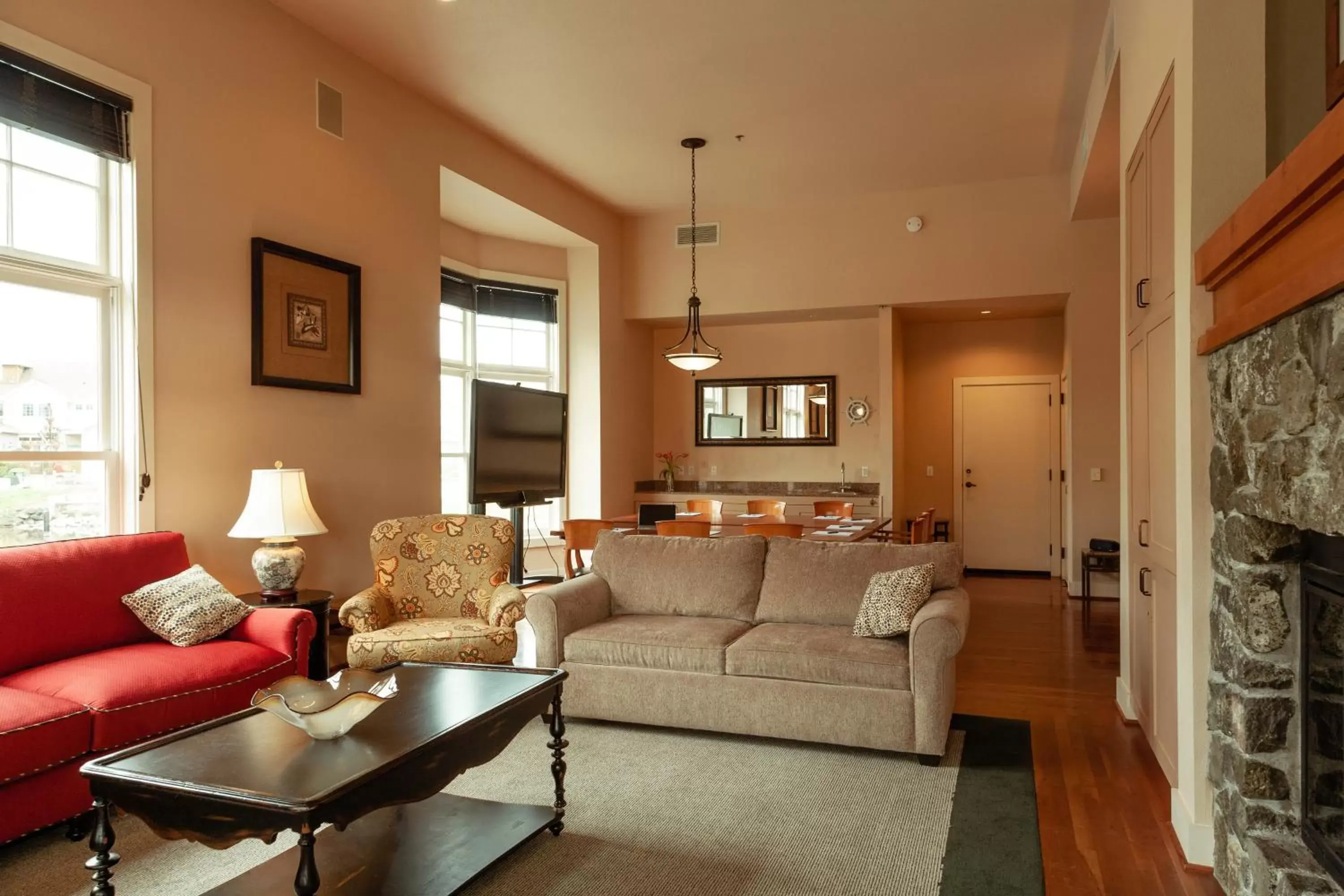 Business facilities, Seating Area in Resort at Port Ludlow