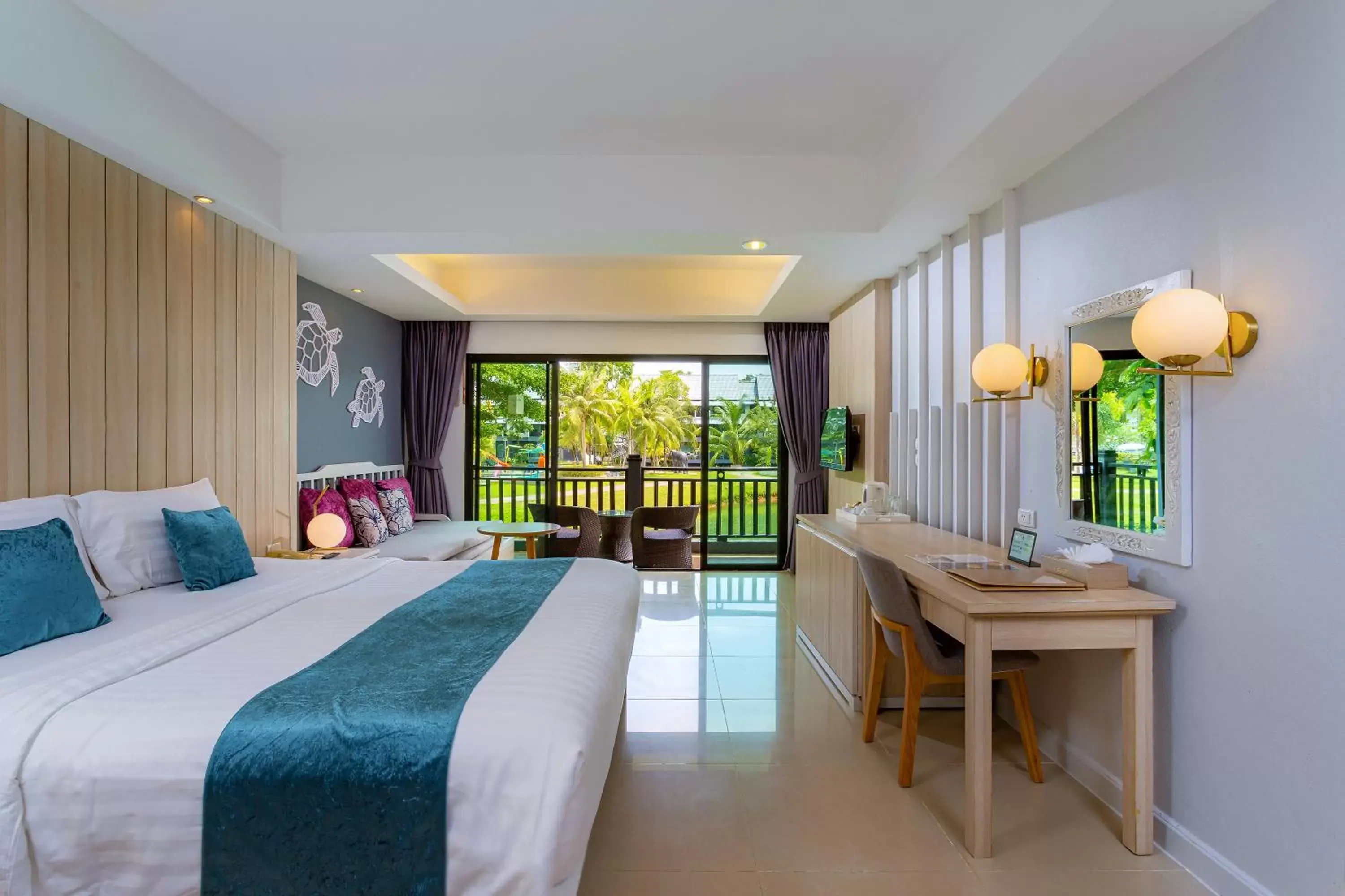 Bed in Khaolak Emerald Surf Beach Resort and Spa - SHA Extra Plus