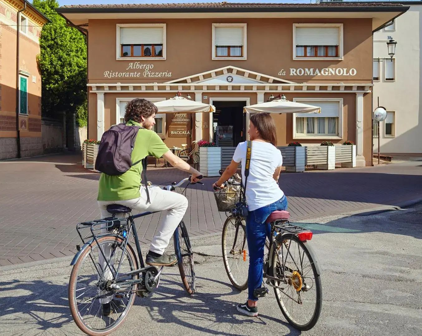Property building, Biking in Albergo Romagnolo