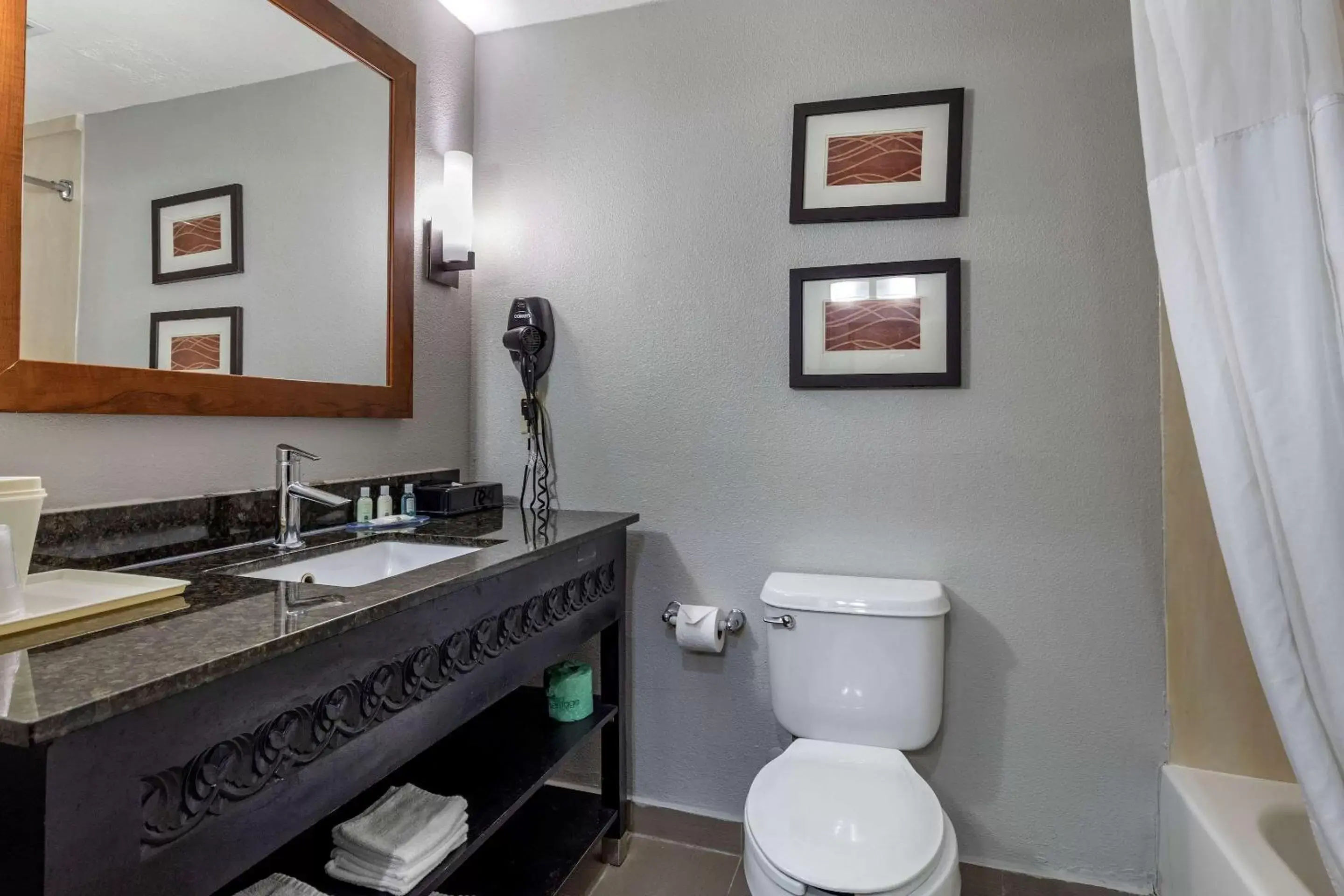 Bedroom, Bathroom in Quality Inn & Suites I-35 E/Walnut Hill