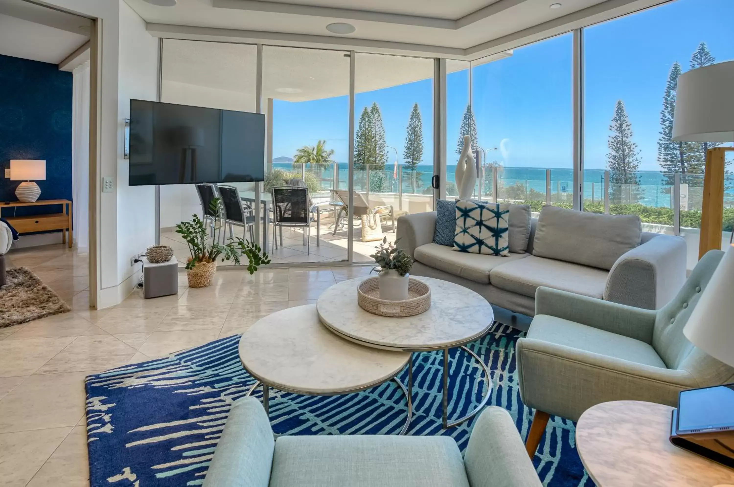 Living room in Oceans Mooloolaba