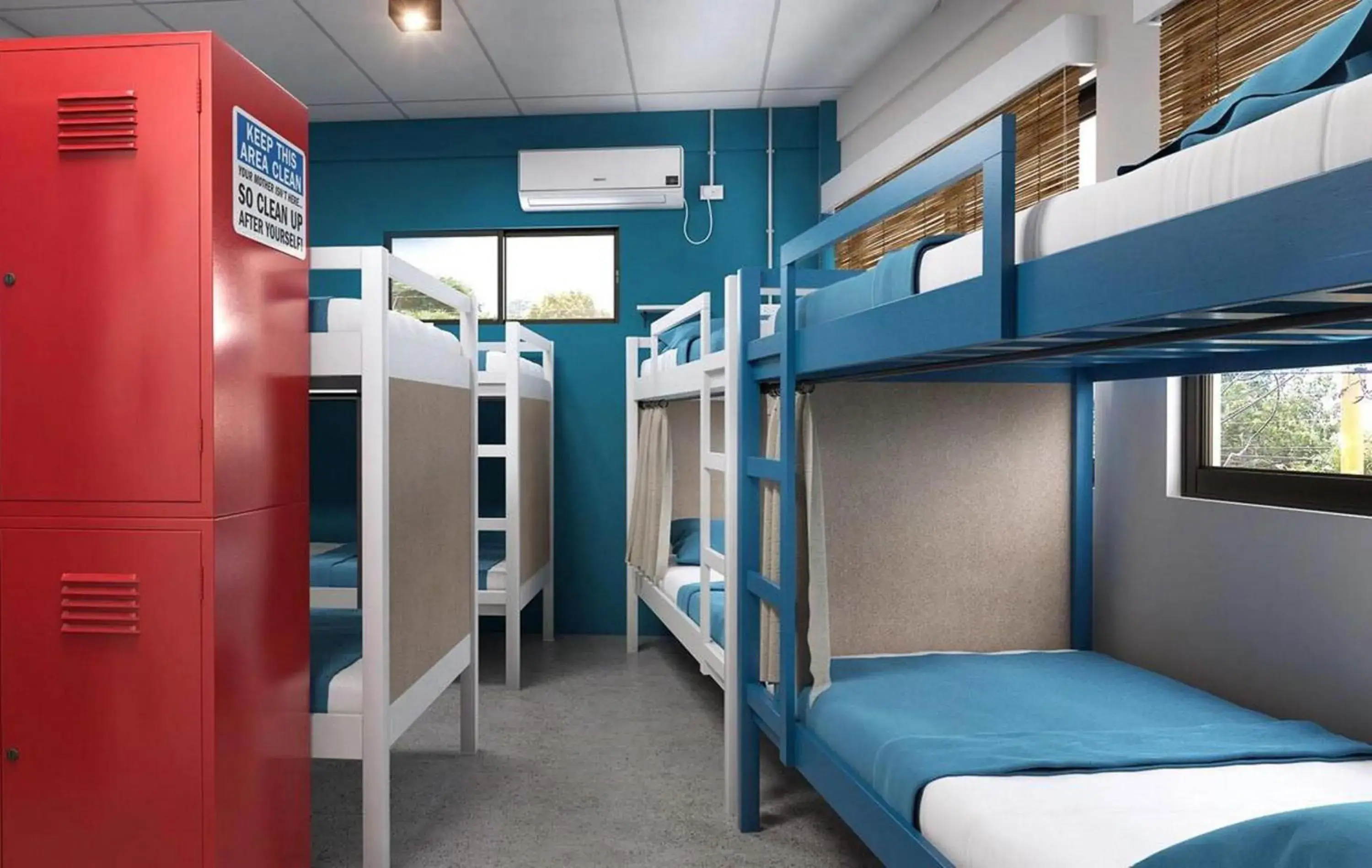 bunk bed in Moon Fools Hostel