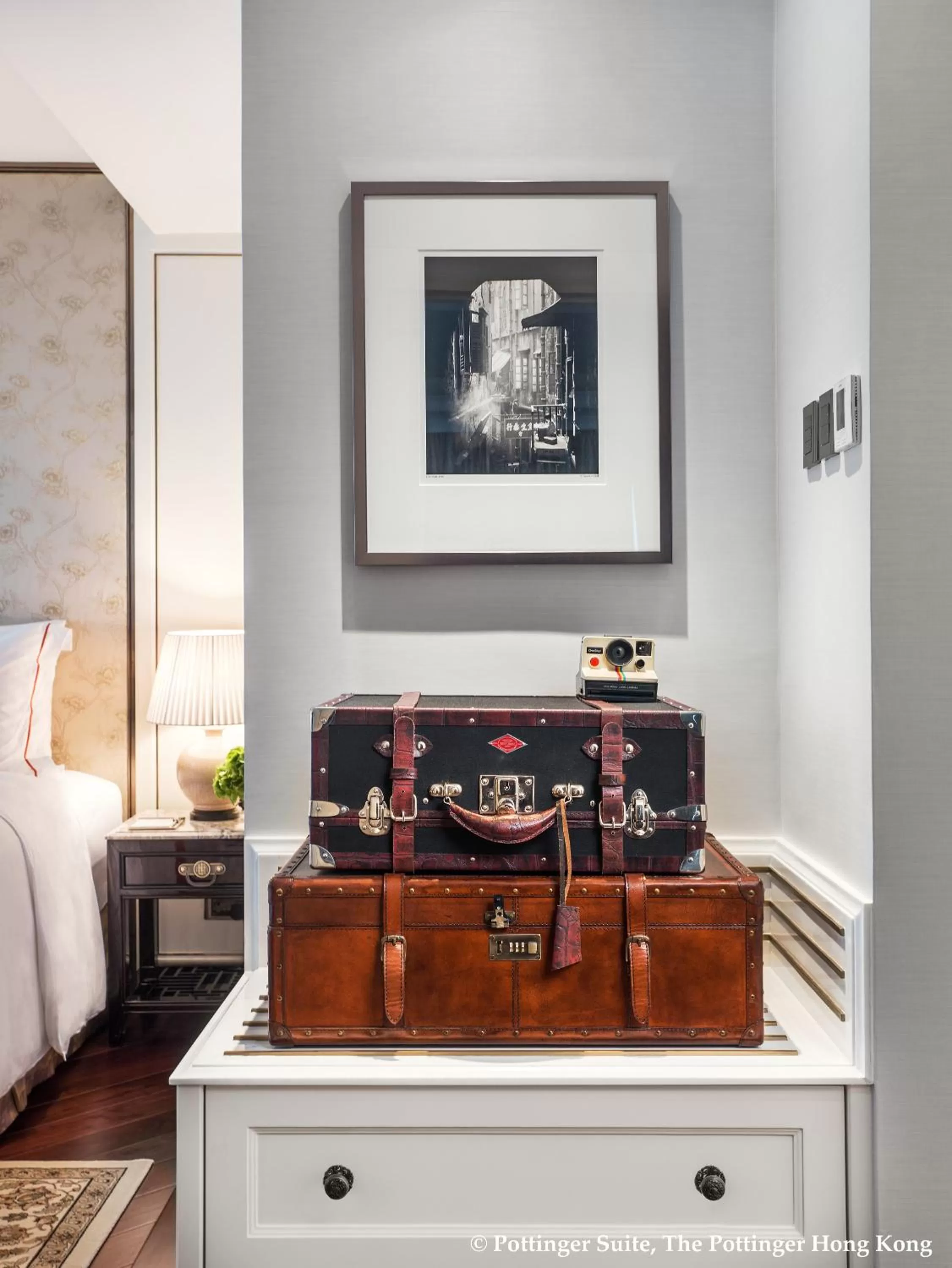 Decorative detail, Bed in The Pottinger Hong Kong