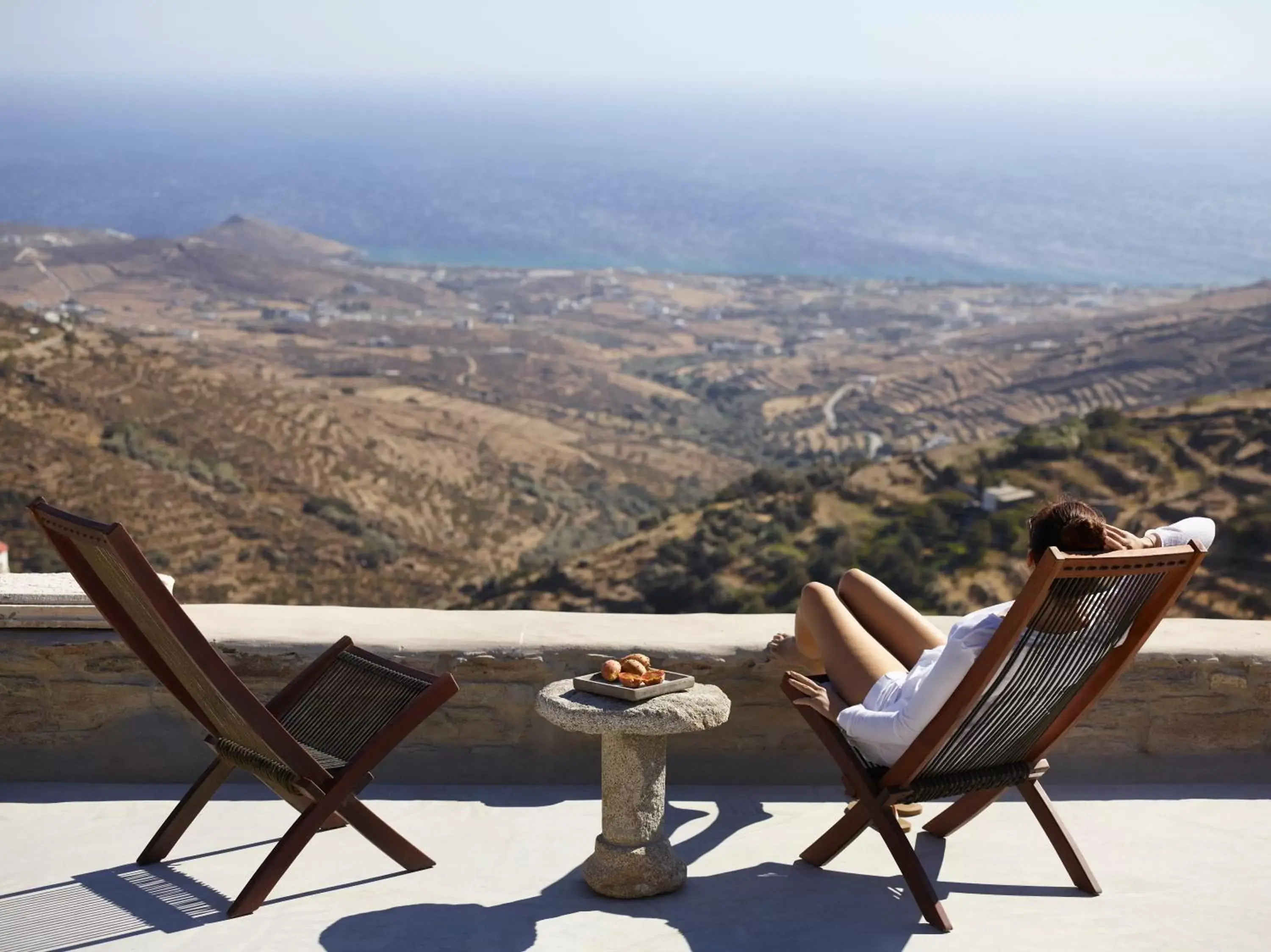 Balcony/Terrace in Aeolis Tinos Suites