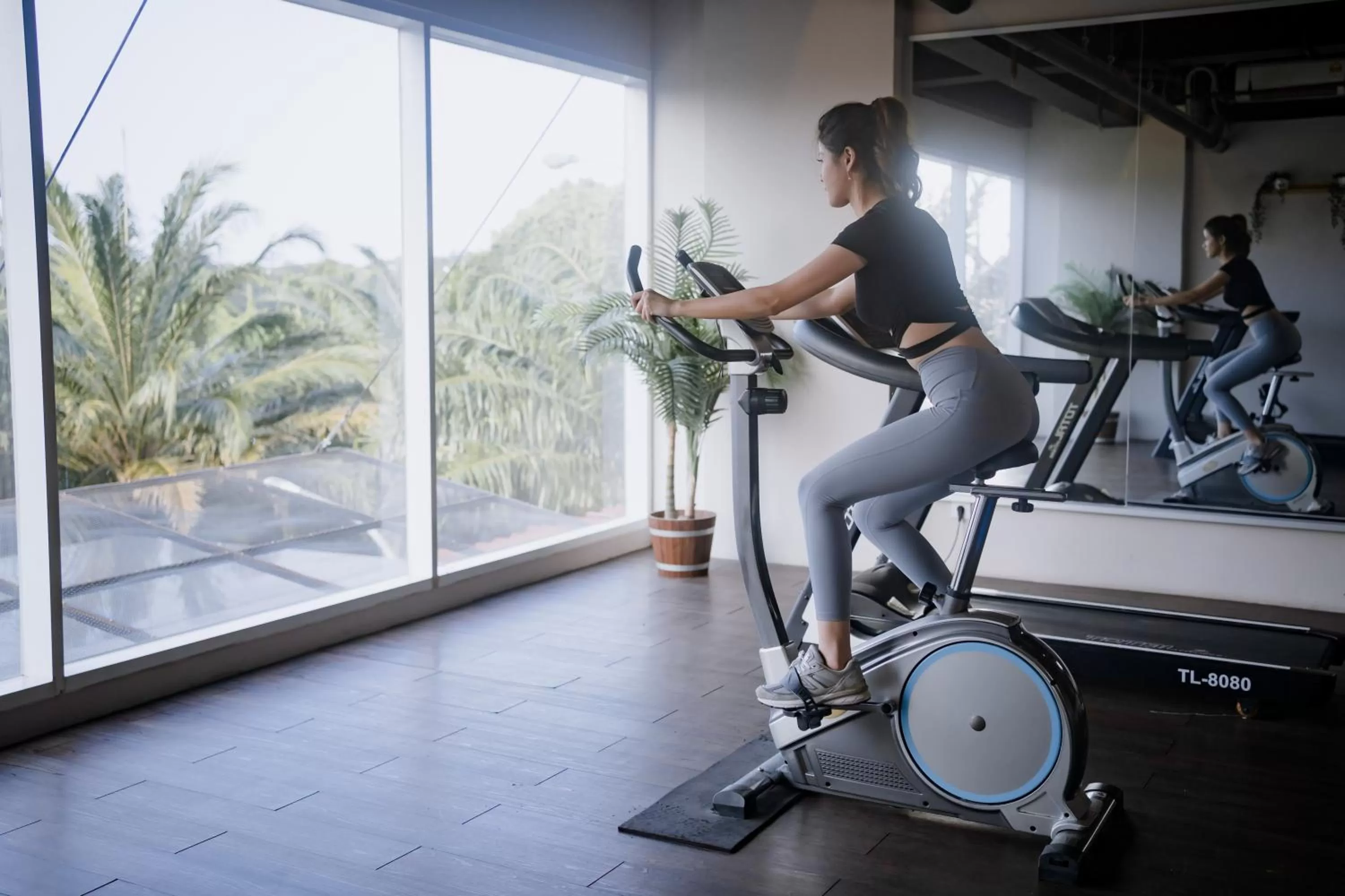 Fitness centre/facilities in Antero Hotel Jababeka Cikarang