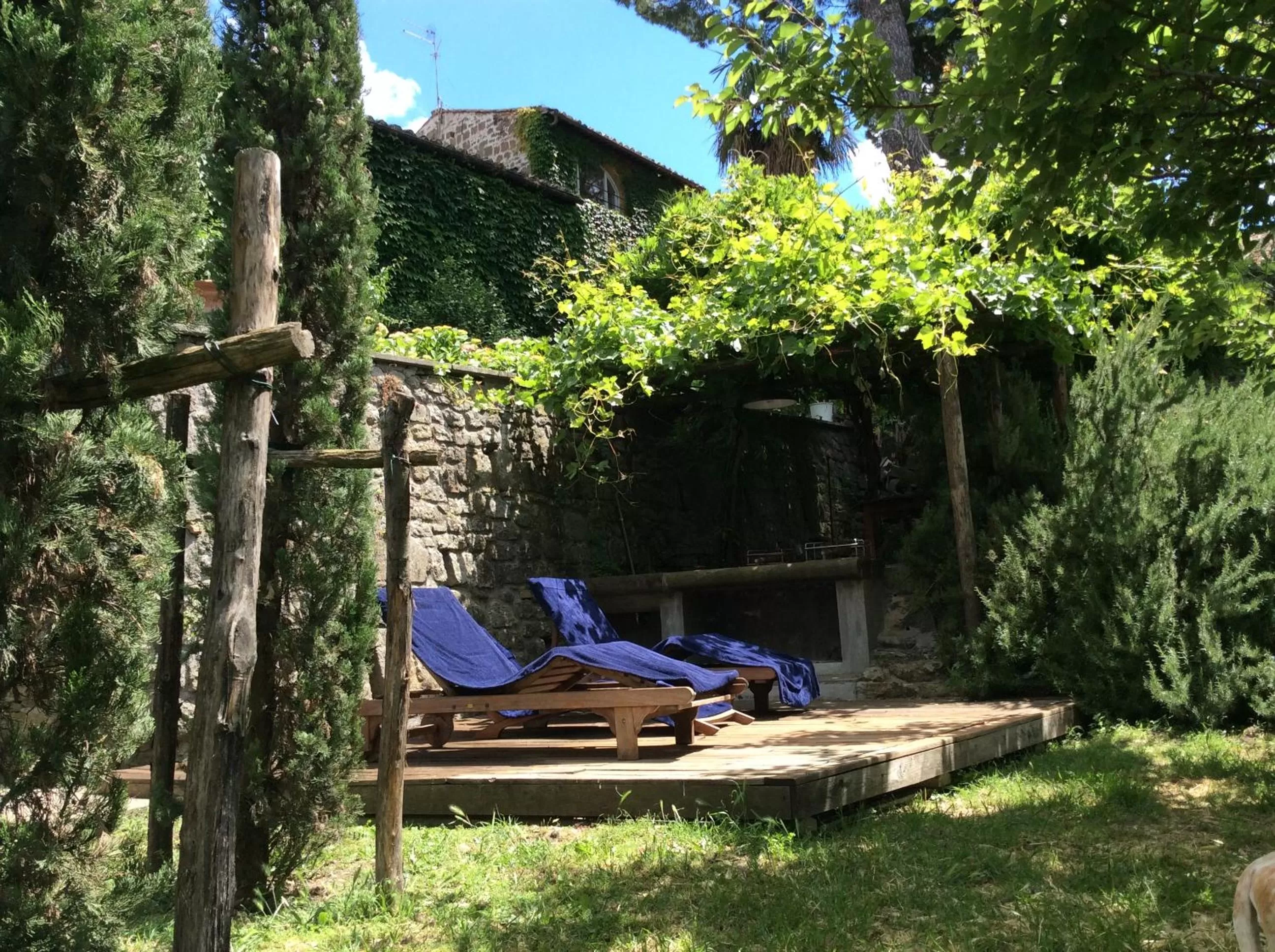 Garden in B&B A Piazza del Gesù