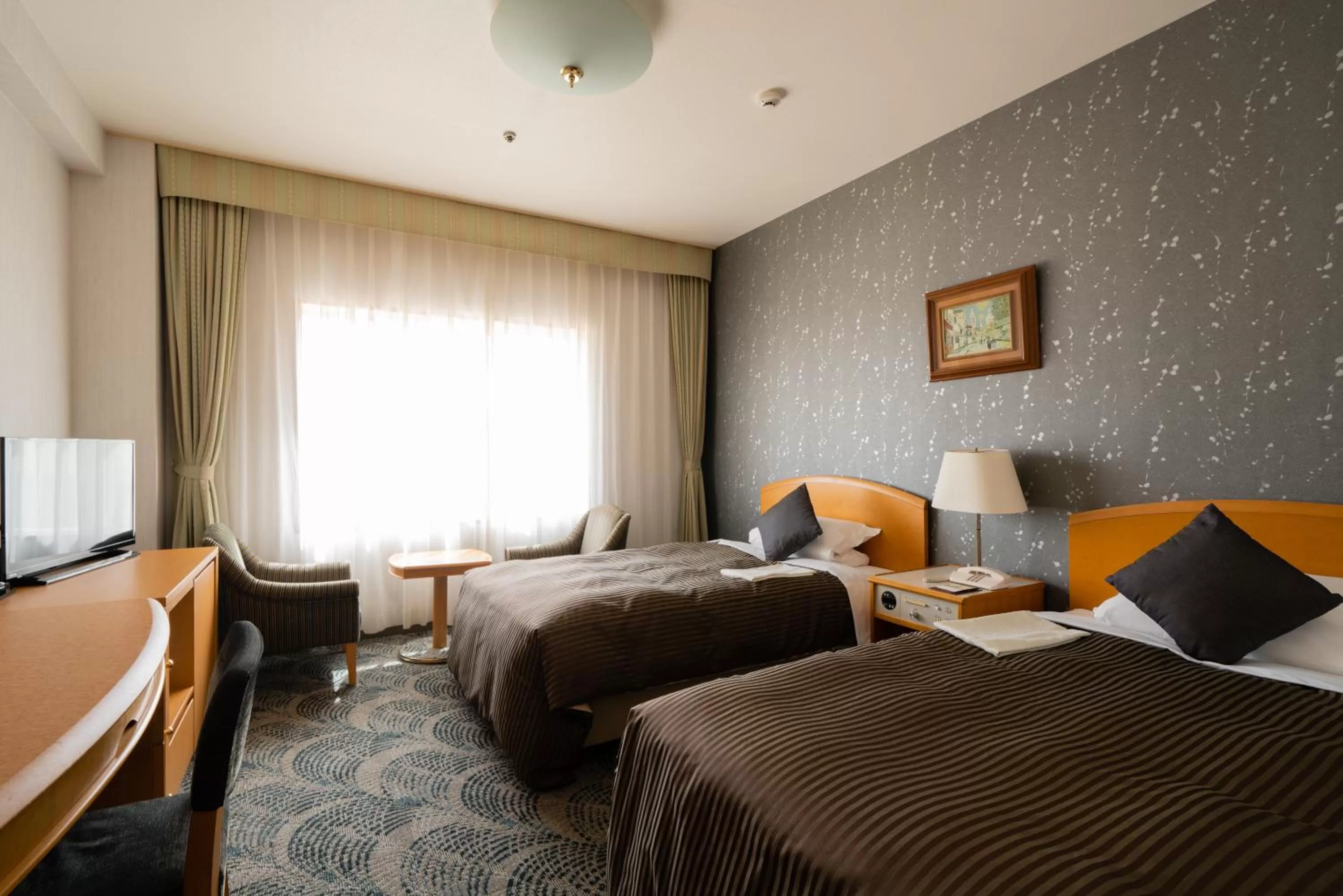 Bed in Hotel Okura Niigata