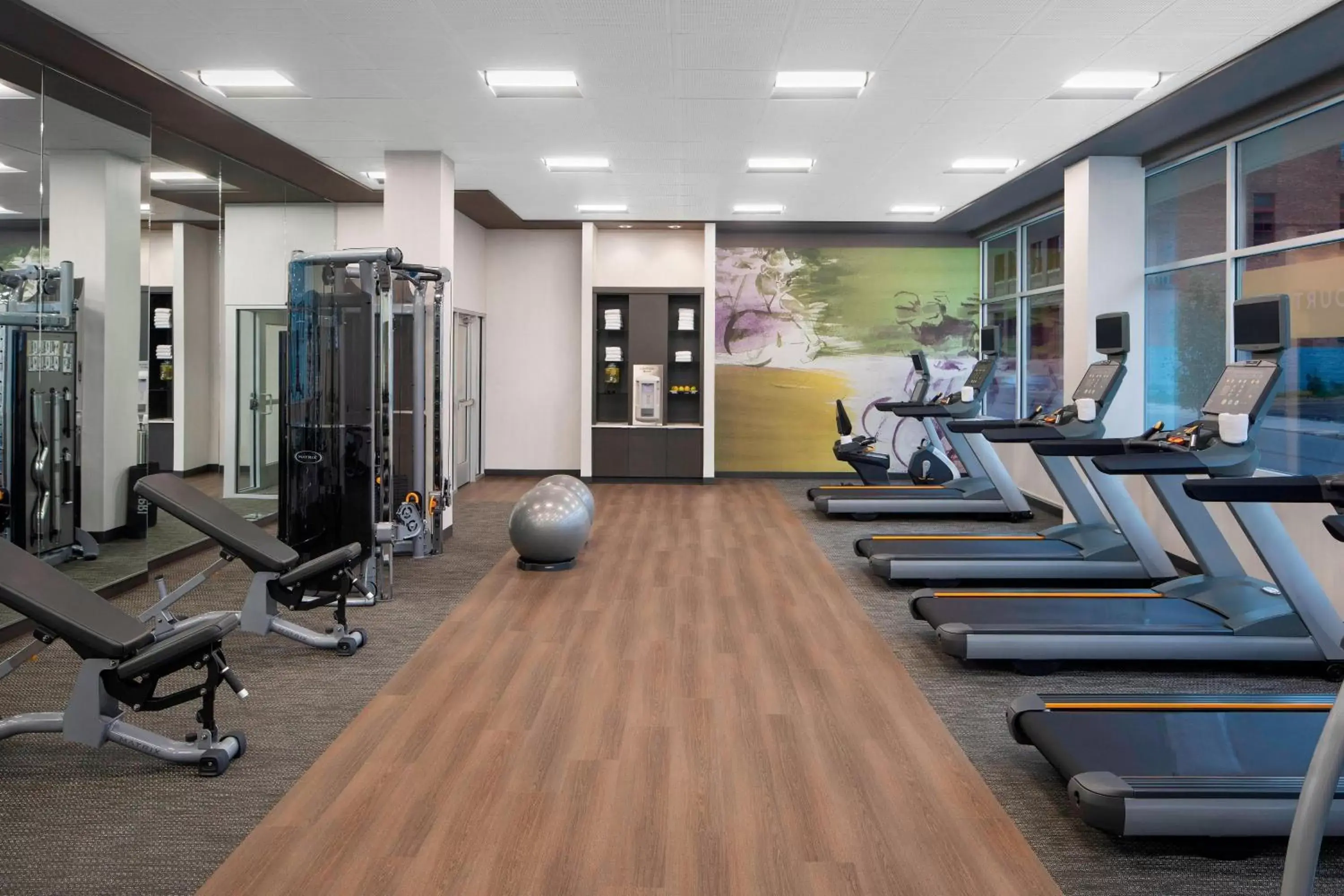 Fitness centre/facilities, Fitness Center/Facilities in Courtyard by Marriott Albany Troy/Waterfront