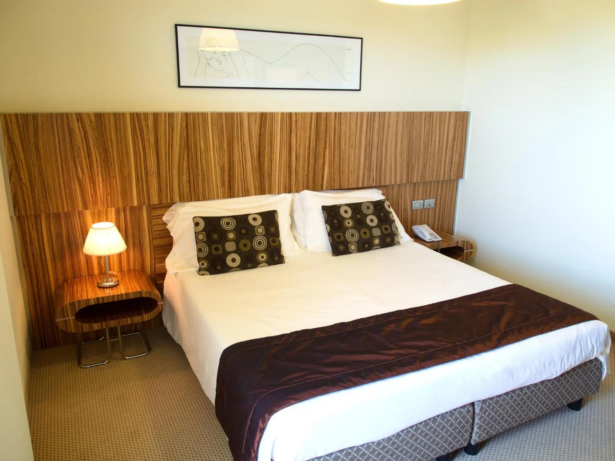 Bed in Bibione Palace Hotel