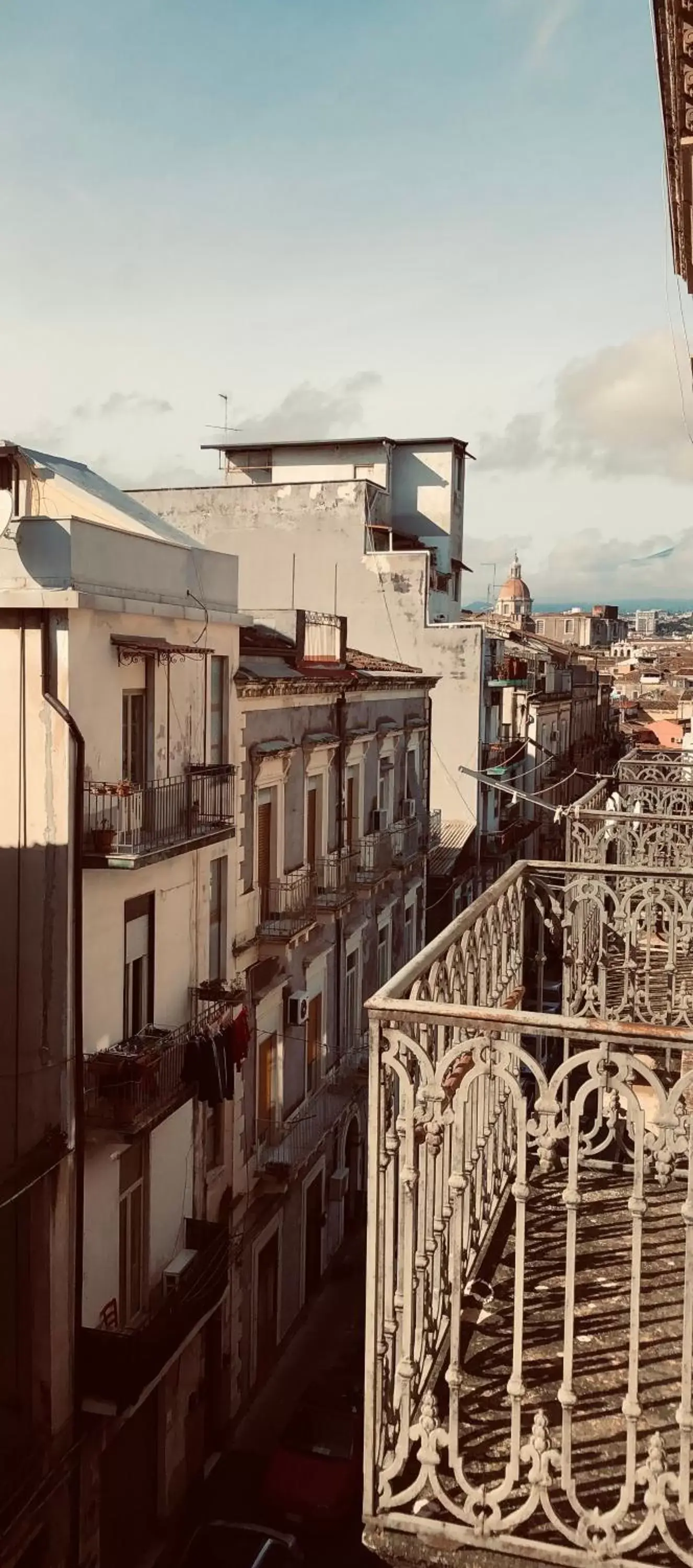 Quiet street view in Ursino's Luxury